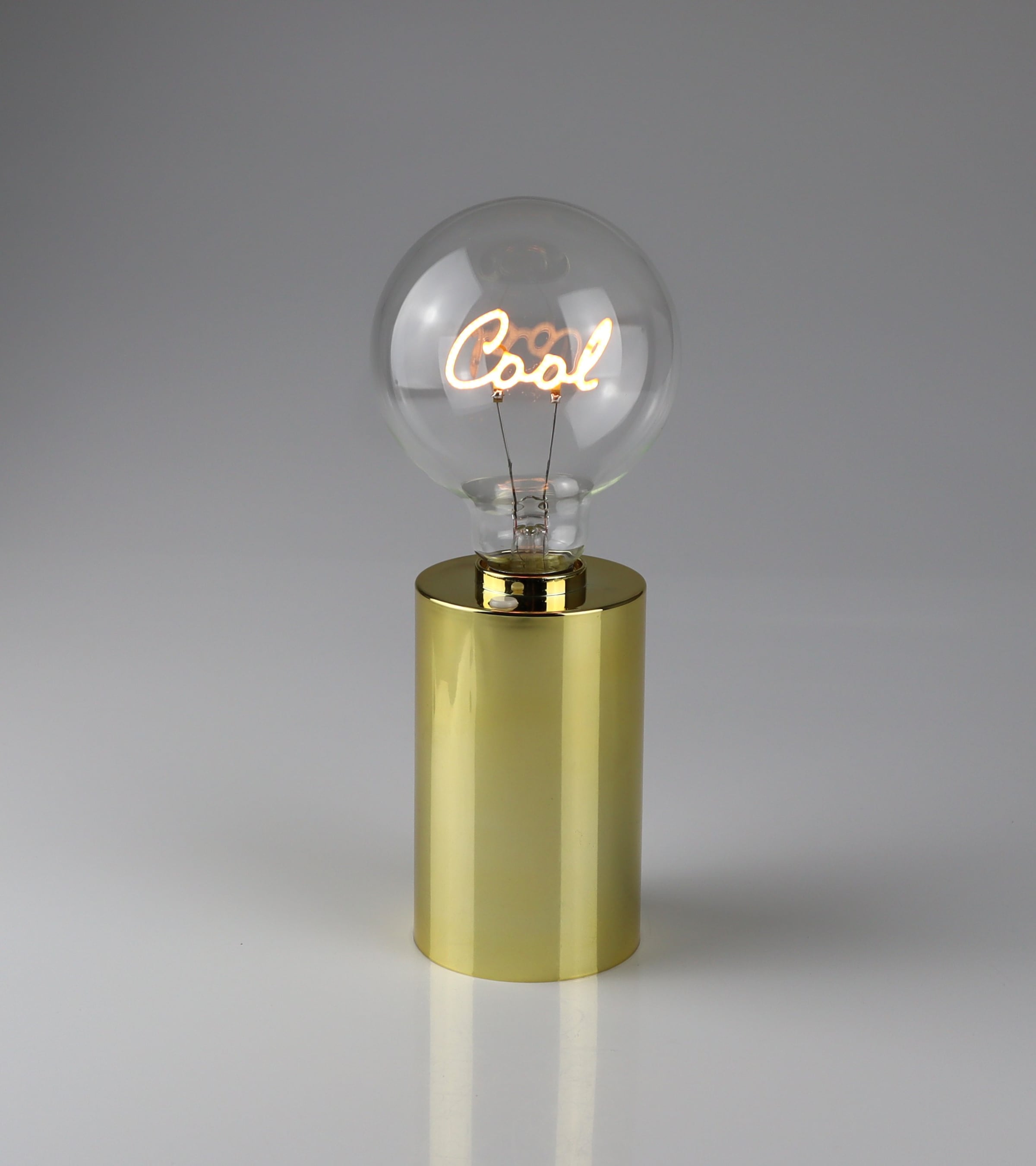 Image of AM Design LED Dekoobjekt "Glühbirne mit Cool Schriftzug" 12,5x29 cm