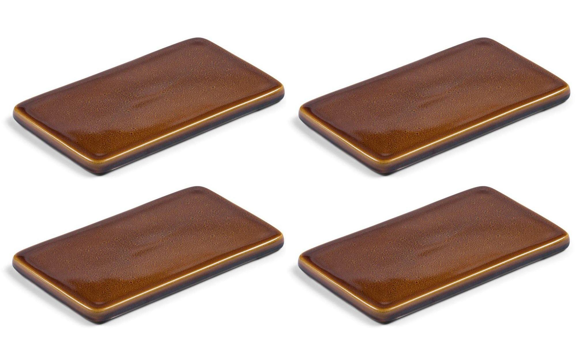 Image of Bitz Servierplatte »4 Stück, Braun«, Backofentauglich, mikrowellengeeignet und spülmaschinenfest bei Ackermann Versand Schweiz