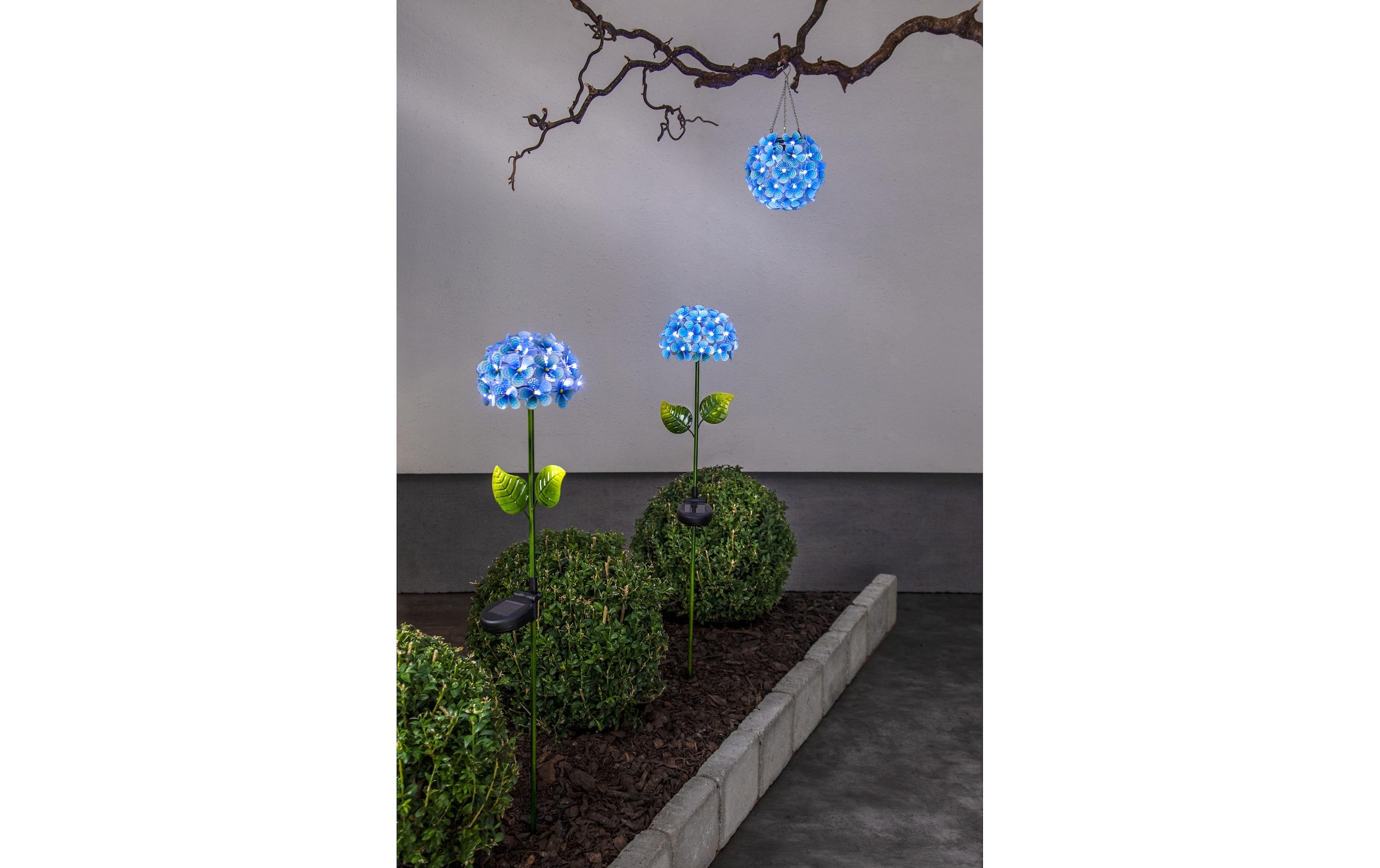 STAR TRADING Gartenleuchte »Solar Decoration Hortensia«