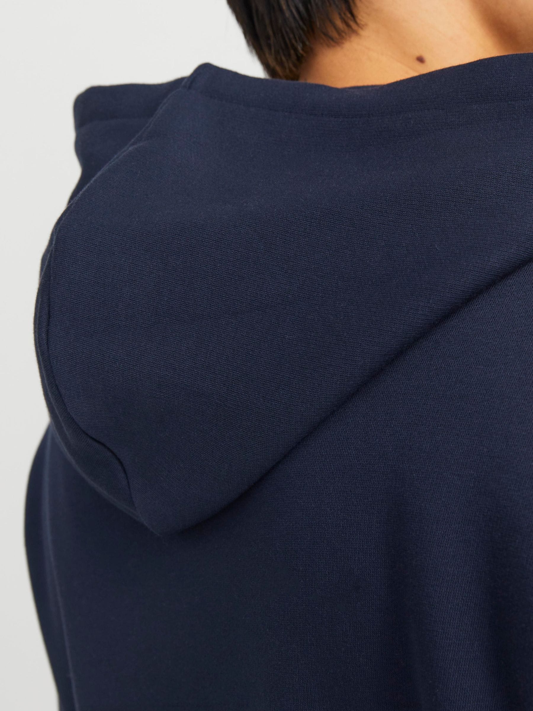 Jack & Jones PlusSize Hoodie »JJELOGO SWEAT HOOD 2 COL 24/25 NOOS PLS«, mit Logo Frontprint
