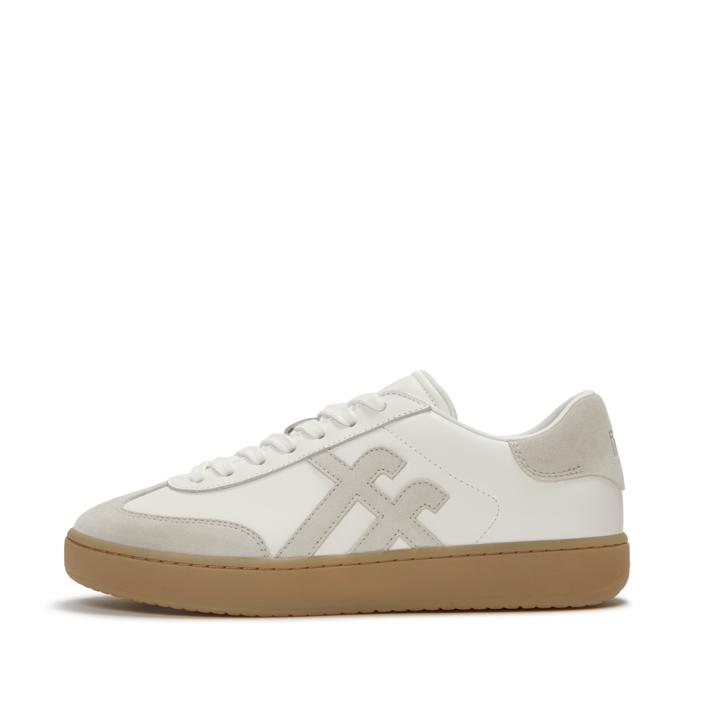 Image of Fitflop Plateausneaker "THE DASH T-TOE" Freizeitschuh, Halbschuh, Schnürer, Retro Sneaker im Material-Mix