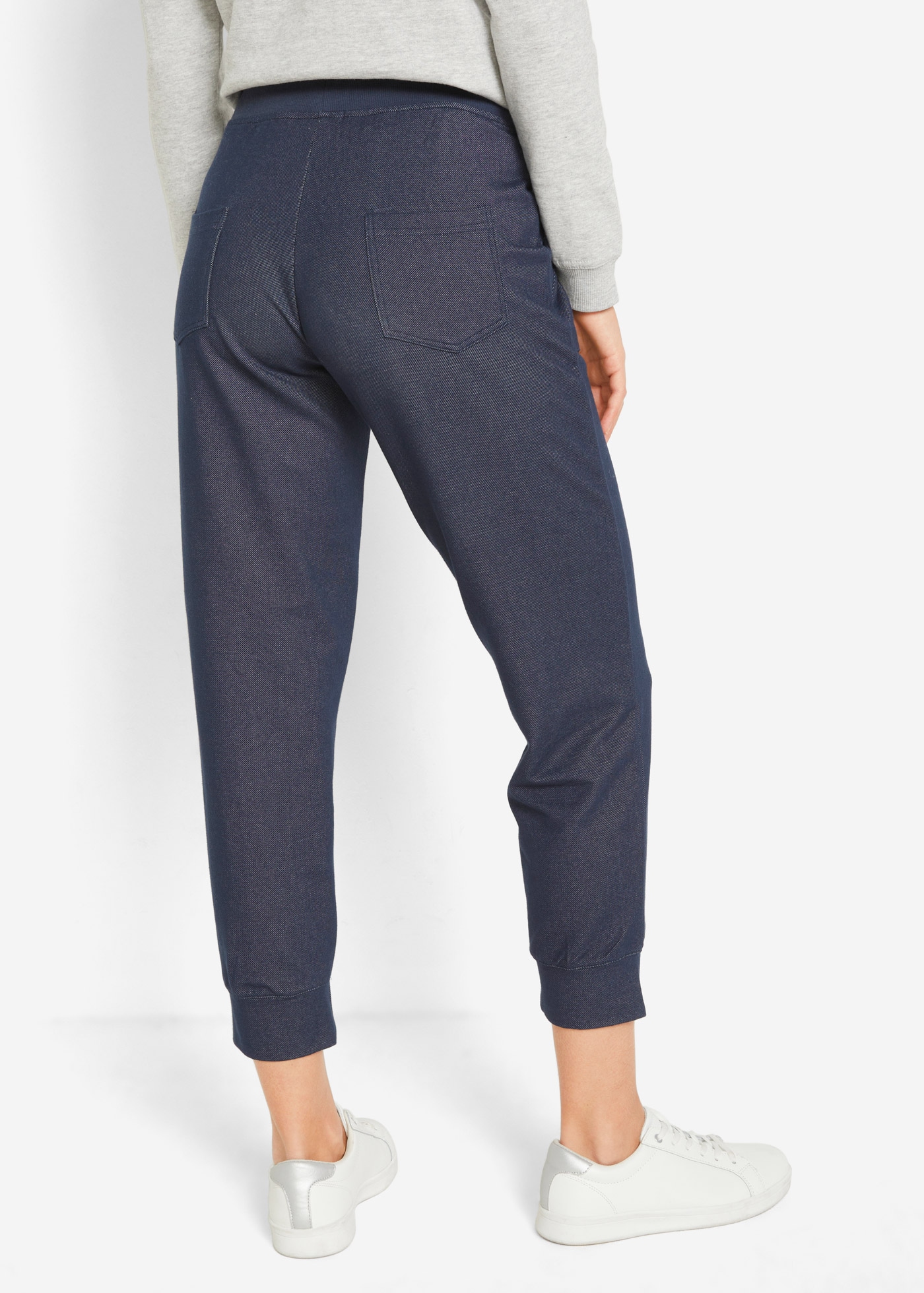 bonprix Pantalon sweat  aus überwiegend Baumwolle, mit Bündchen, regular fit