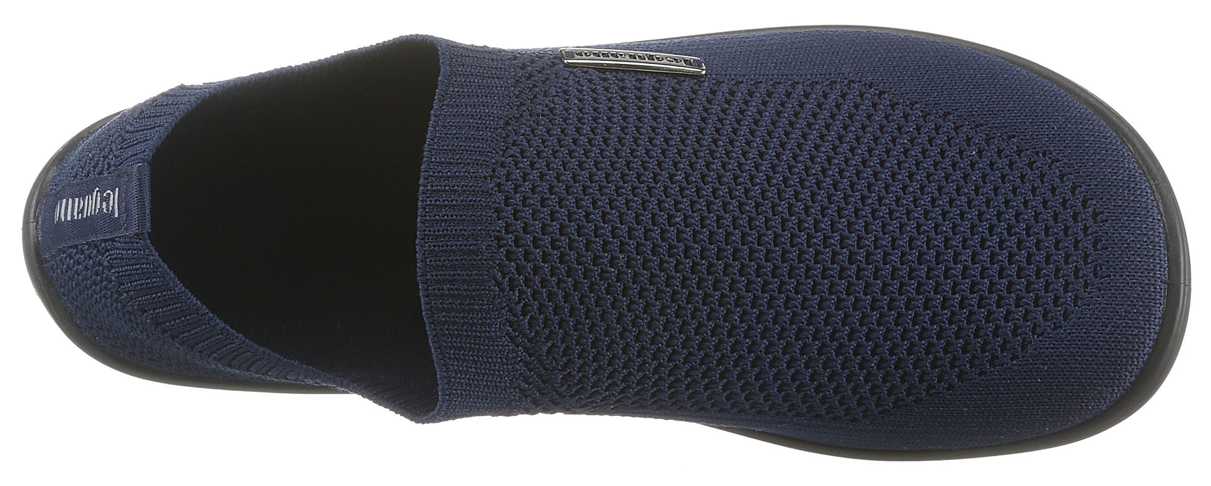 Leguano Barfussschuh »SCIO«  Slipper, Freizeitschuh, Bequemschuh mit seitlichem Logo-Emblem