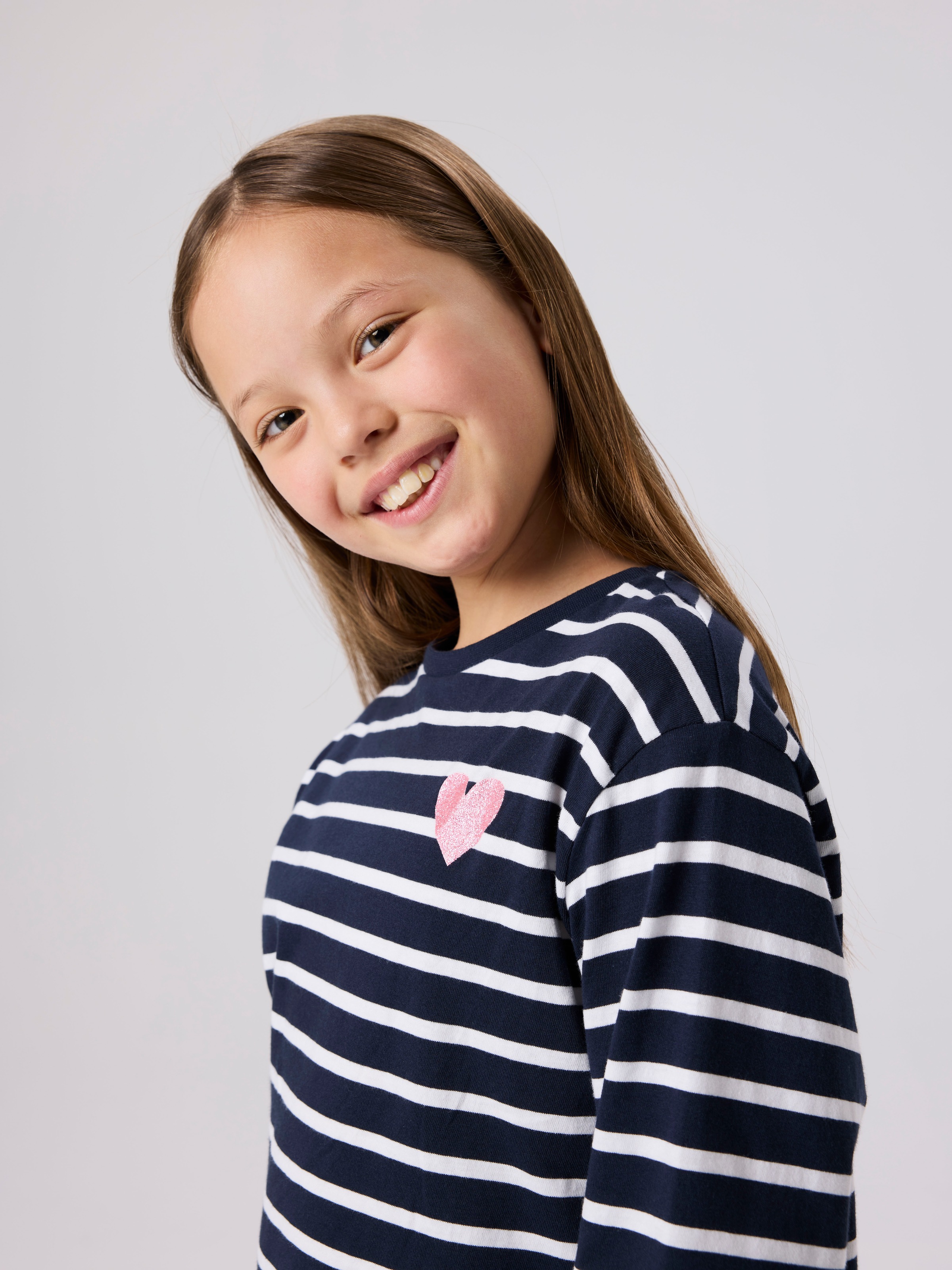 Name It T-shirt à manches longues »NKFTOVELINA 2P LS NREG TOP PB« Paquet, 2