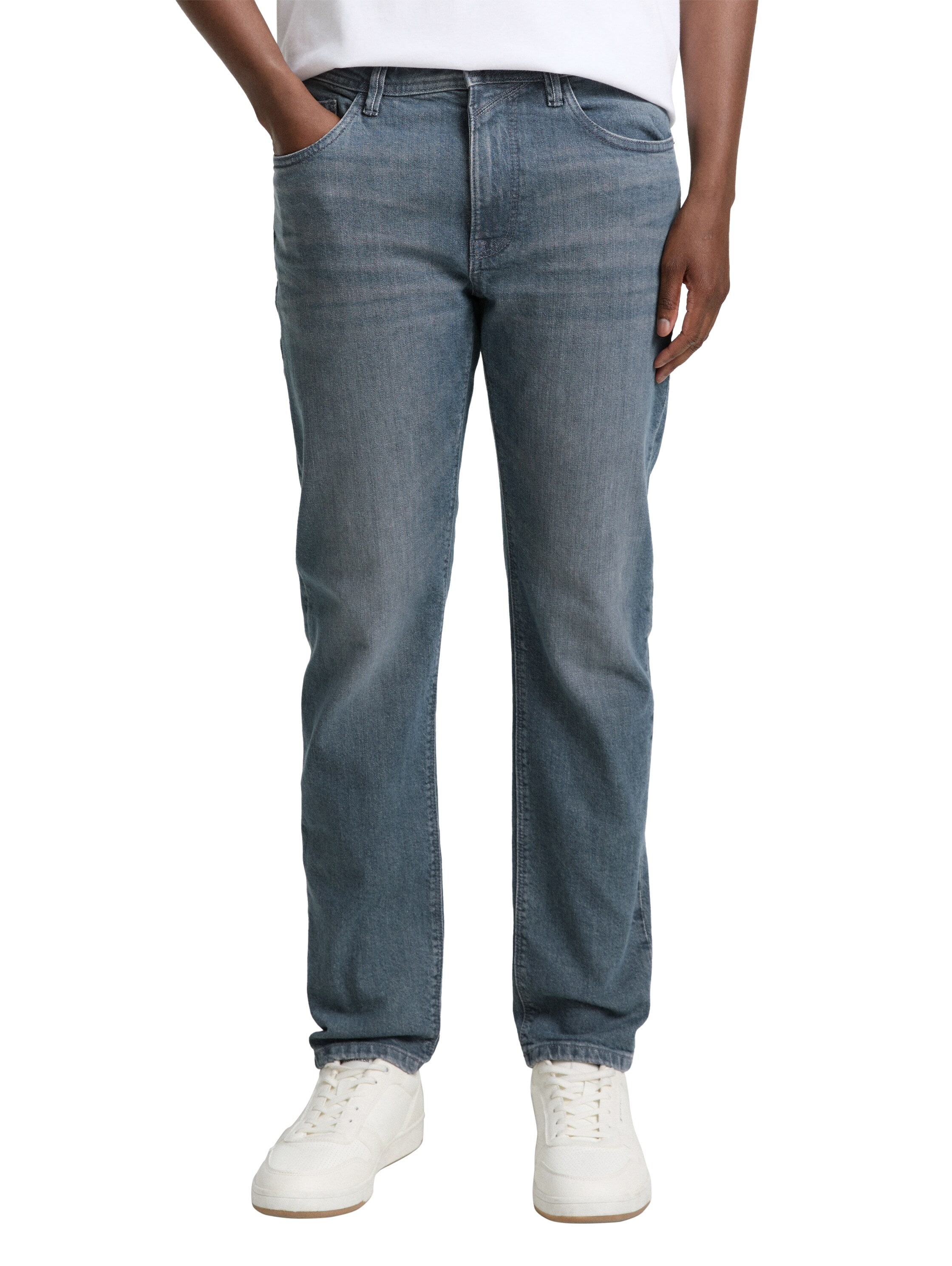 Image of TOM TAILOR Denim Tapered-fit-Jeans im Five-Pocket Style