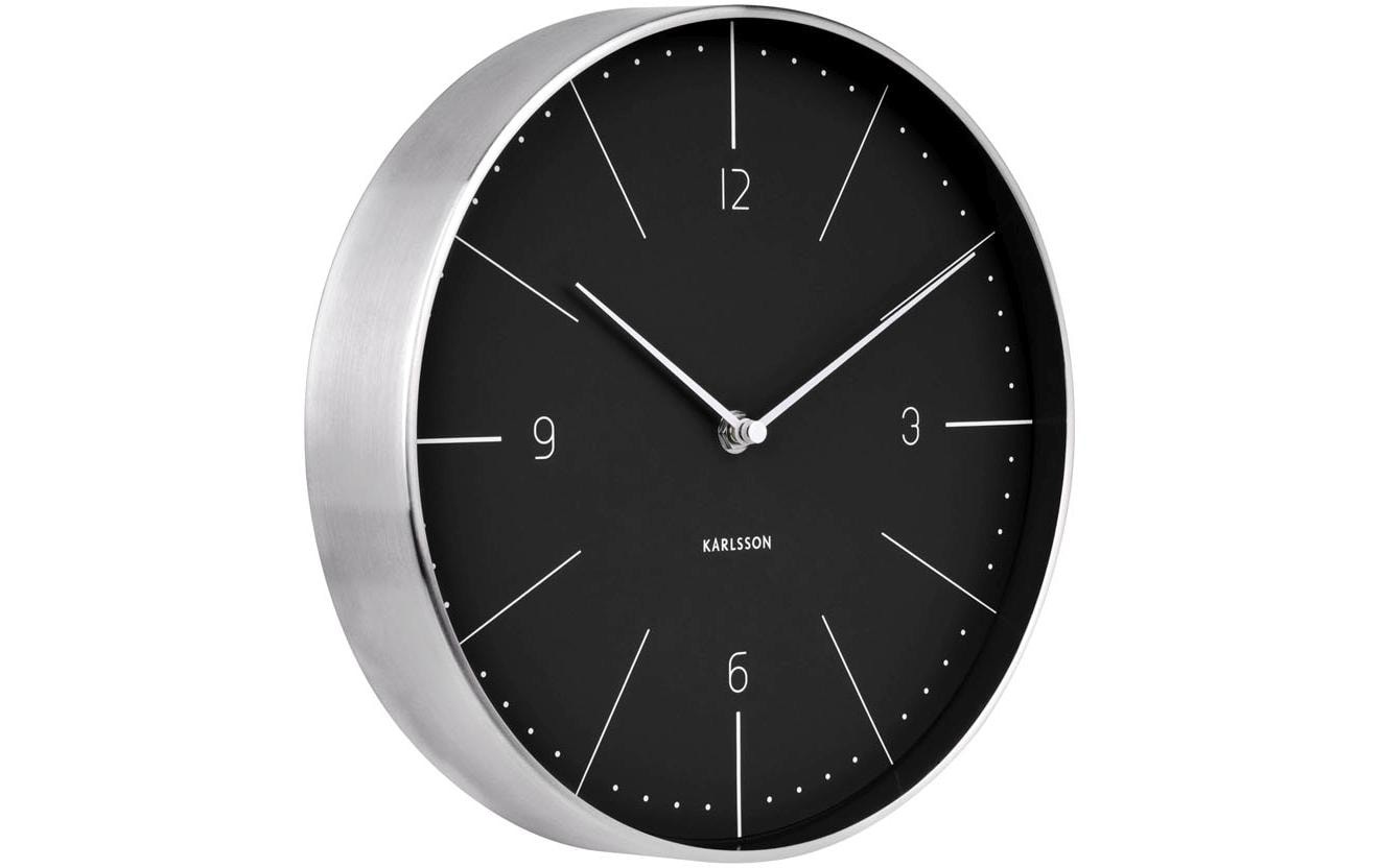 Karlsson Wanduhr »Wanduhr Normann Numbers, Schwarz«