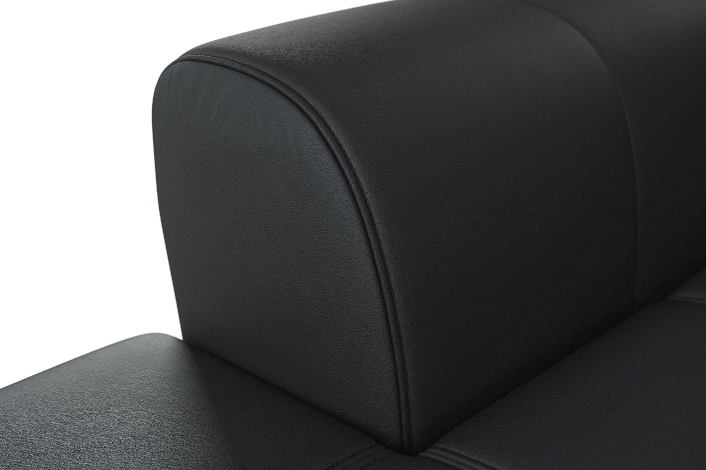 sit&more Ecksofa »Bendigo L-Form«, inklusive Sitztiefenverstellung, Bodenfreiheit 15 cm, 2 Fussfarben