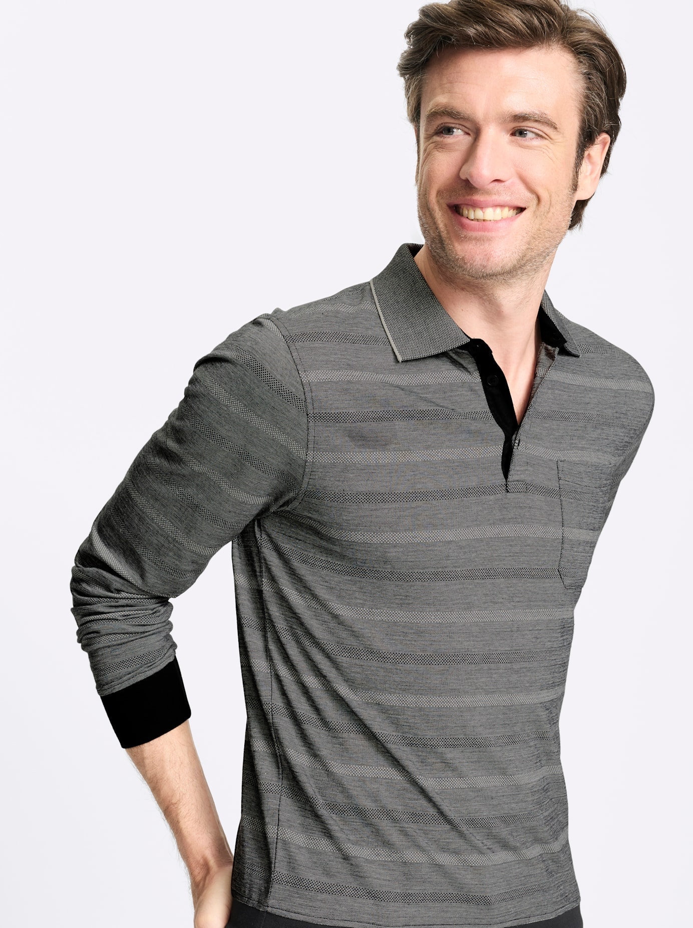 Marco Donati Polo »Langarm-Shirt« 1