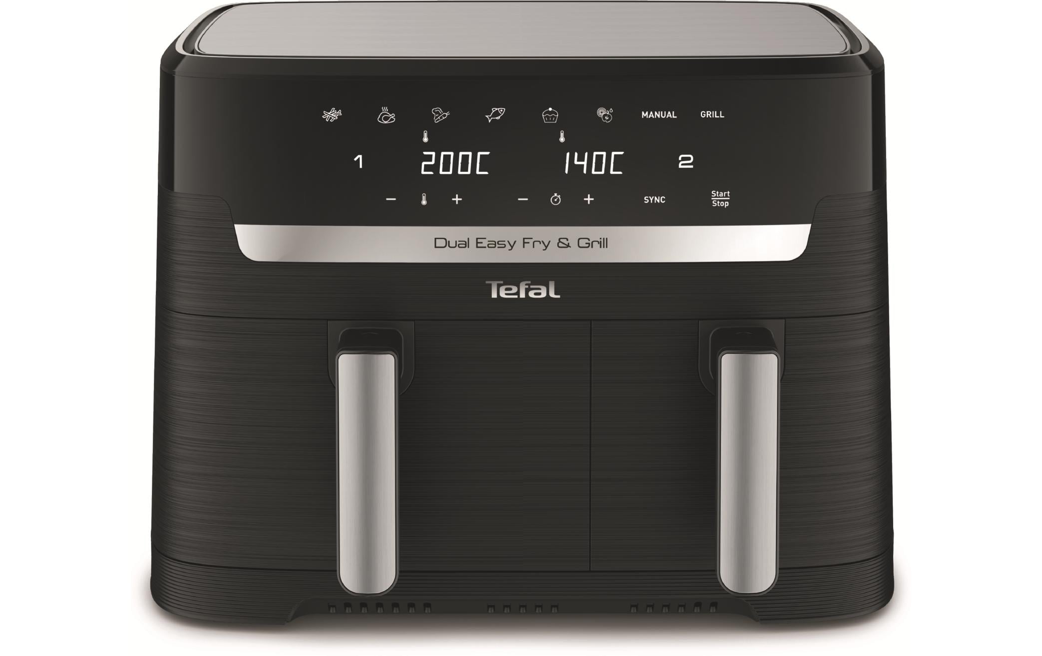 Tefal Heissluftfritteuse »Dual Easy Fry & Grill EY905N«, 2280 W