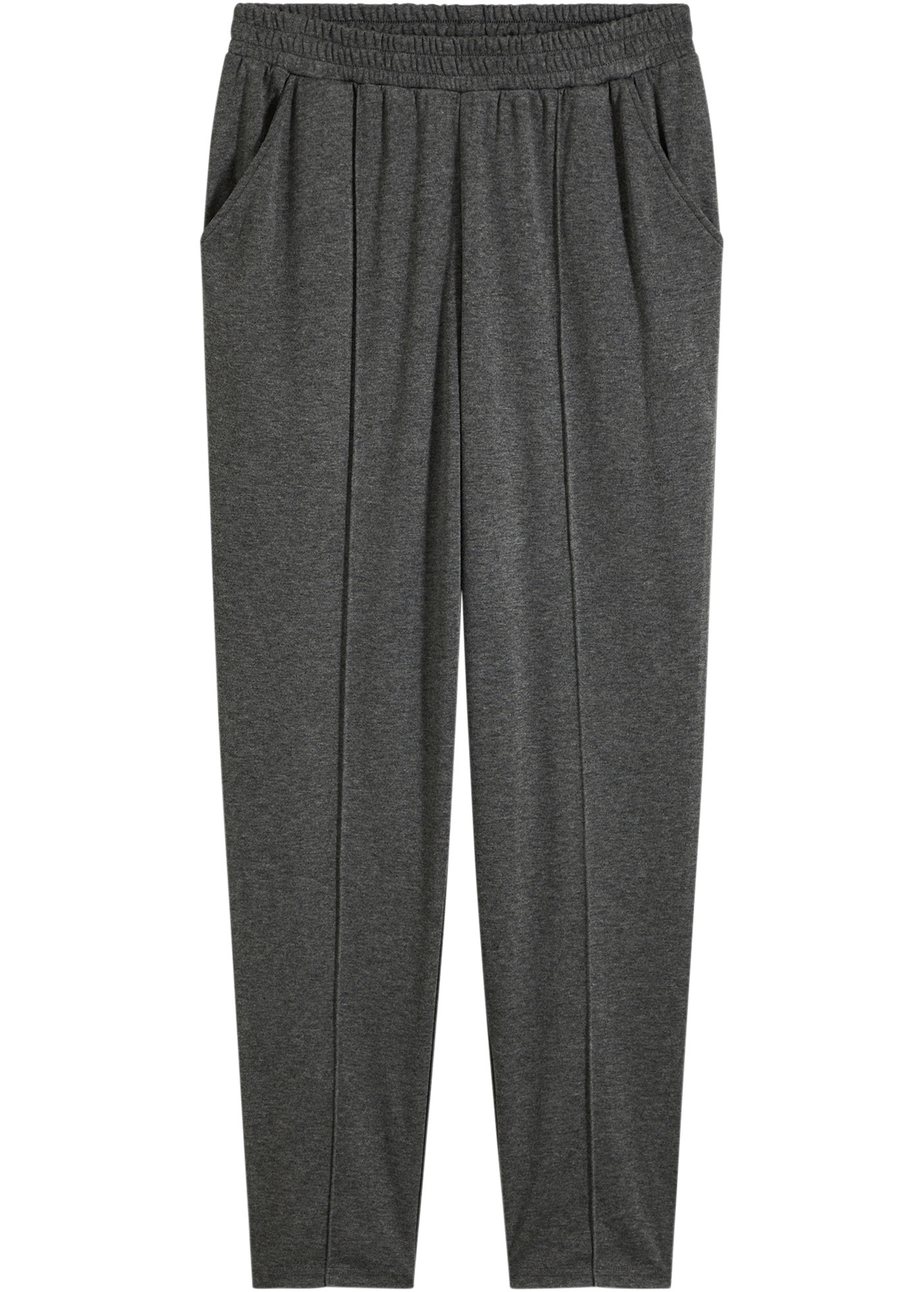 bonprix Pantalon à enfiler  en polyester, viscose et élasthanne, coupe regular fit, mode