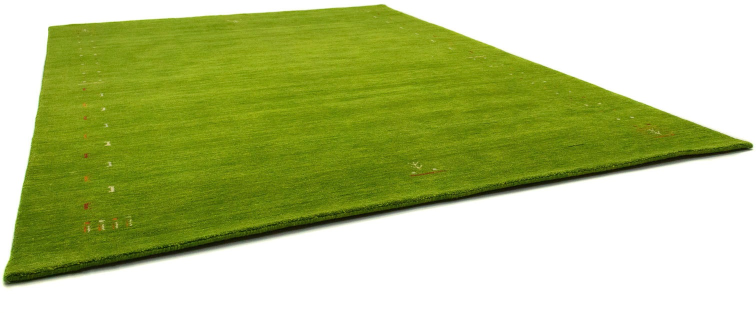 morgenland Wollteppich »GABBEH FEIN FENTH«, rechteckig, 18 mm Höhe, reine Schurwolle bunte Bordüre, Wohnzimmer