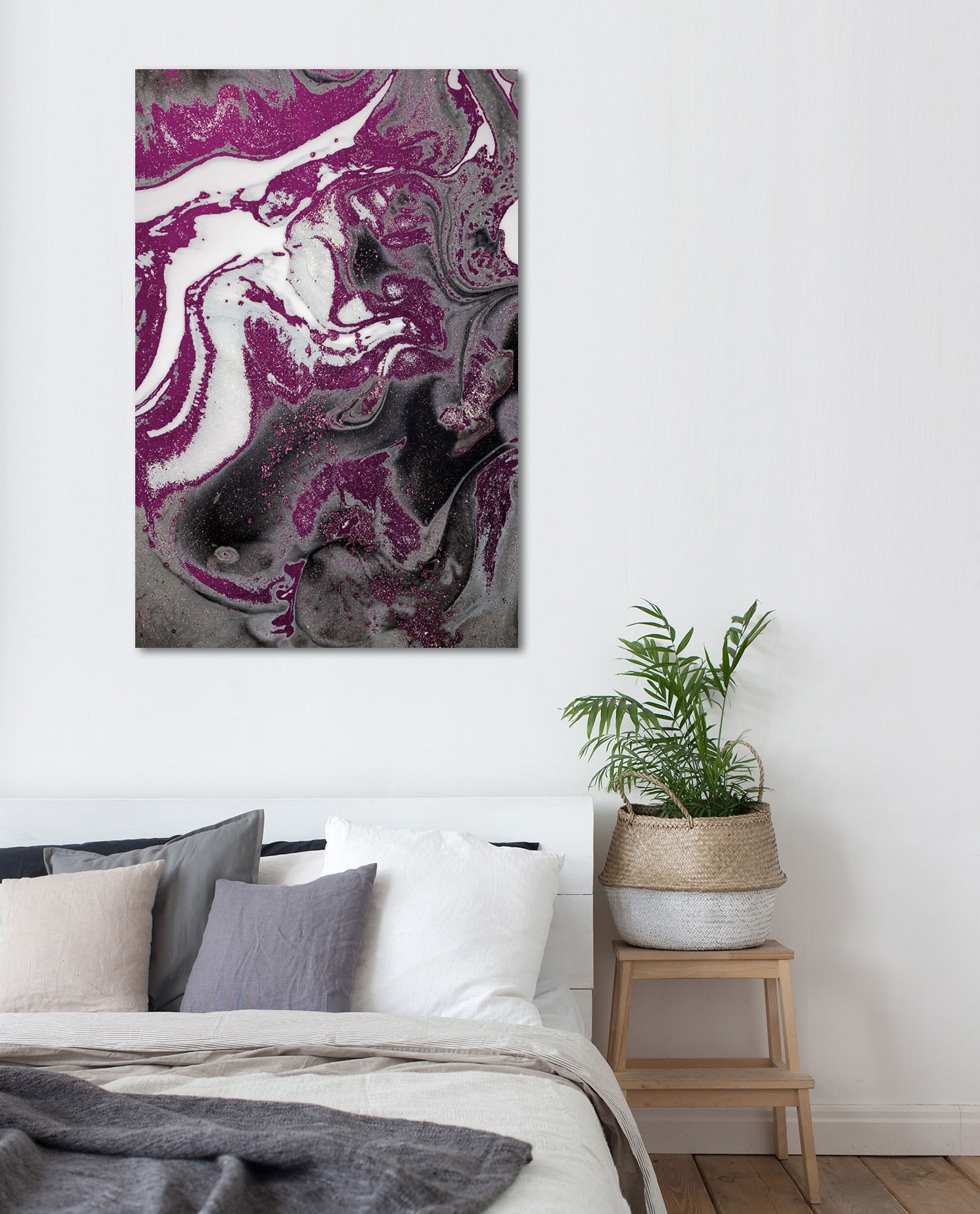queence Acrylglasbild »Abstrakte Kunst«, Kunst-Gemälde-Abstrakt-klassische Fantasie, in Marmor-Optik