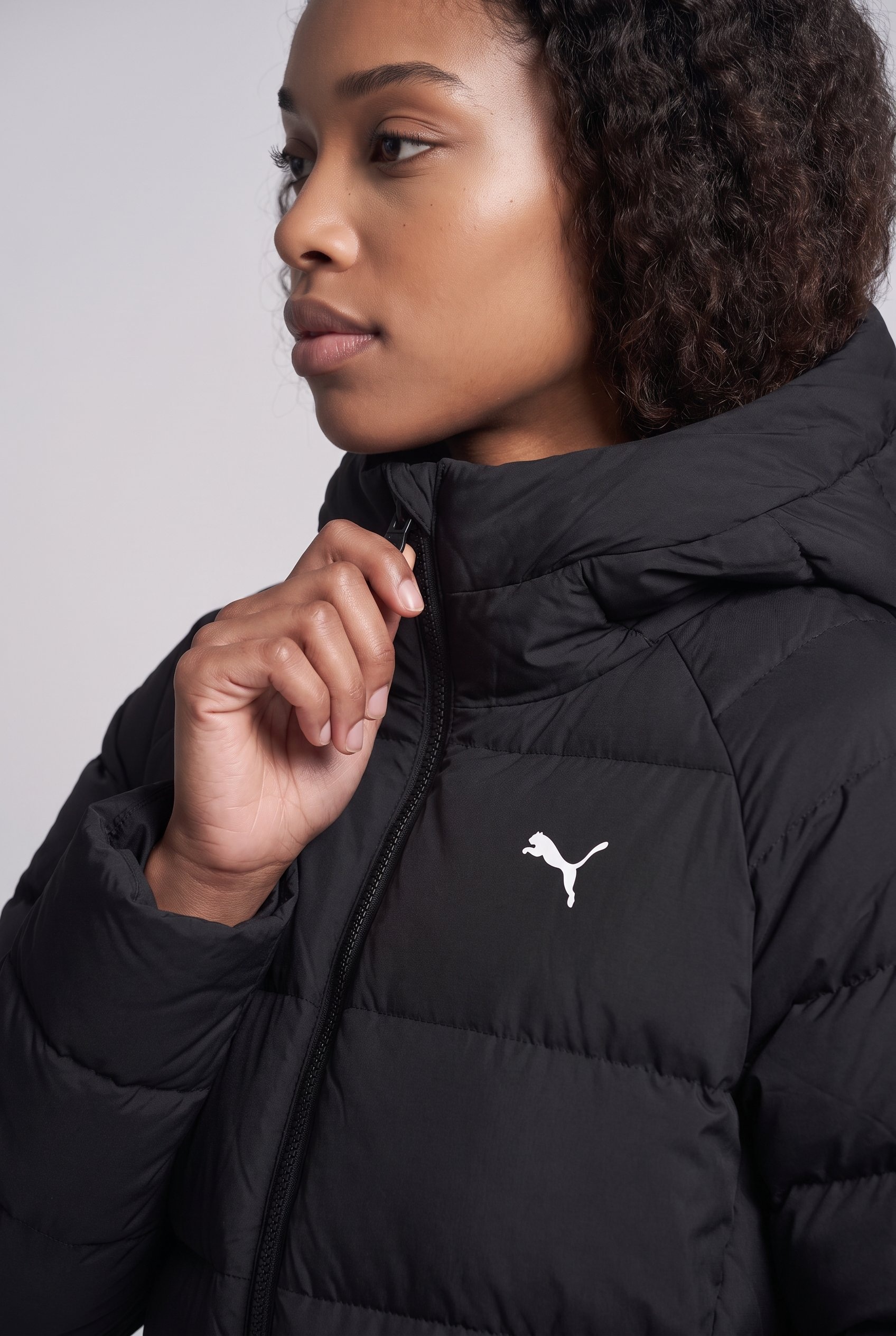 PUMA Veste d'hiver »MONO HOODED JACKET« avec capuche avec capuche douillette, déperlant