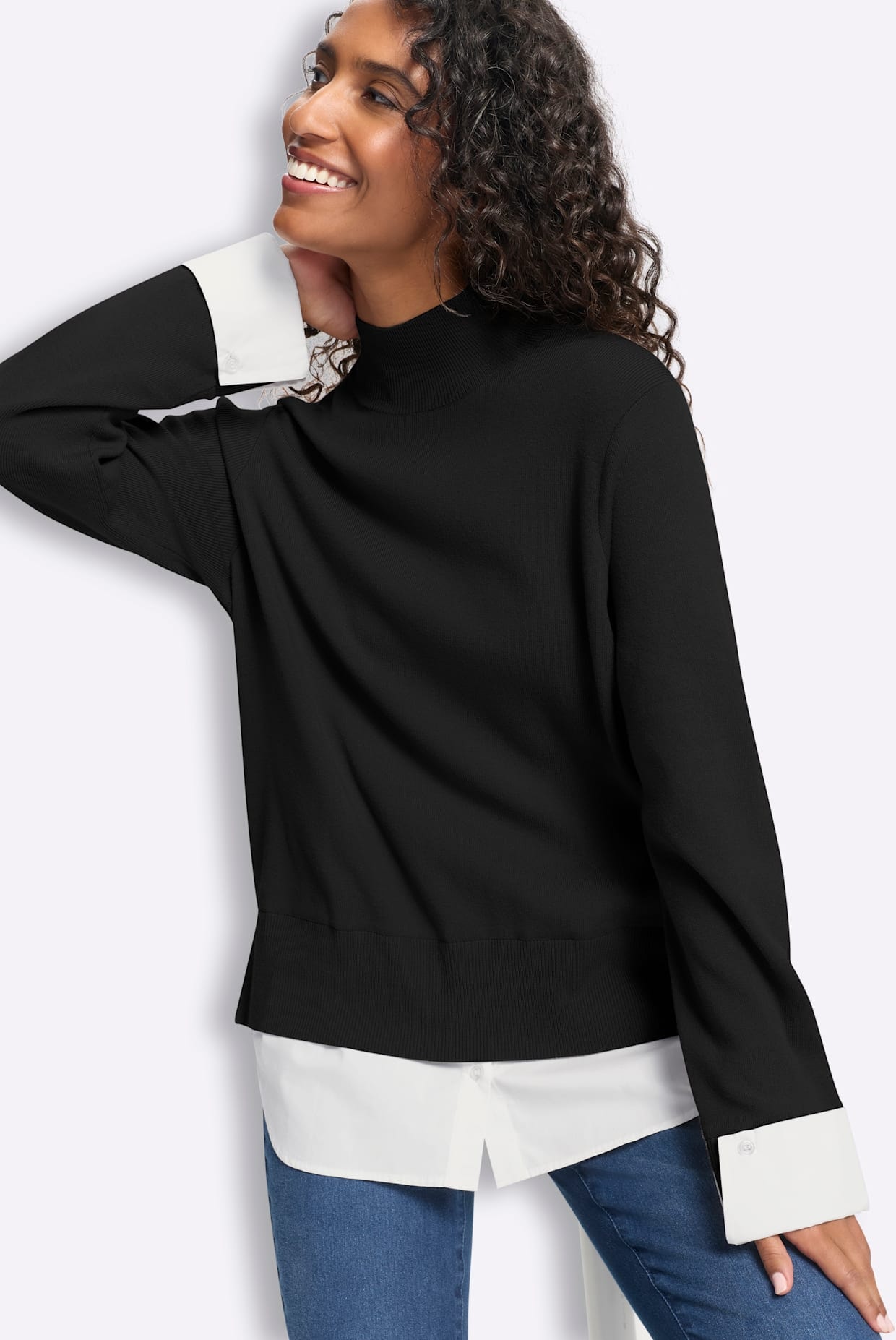 heine 2-in-1-Pullover »2-in-1-Pullover«