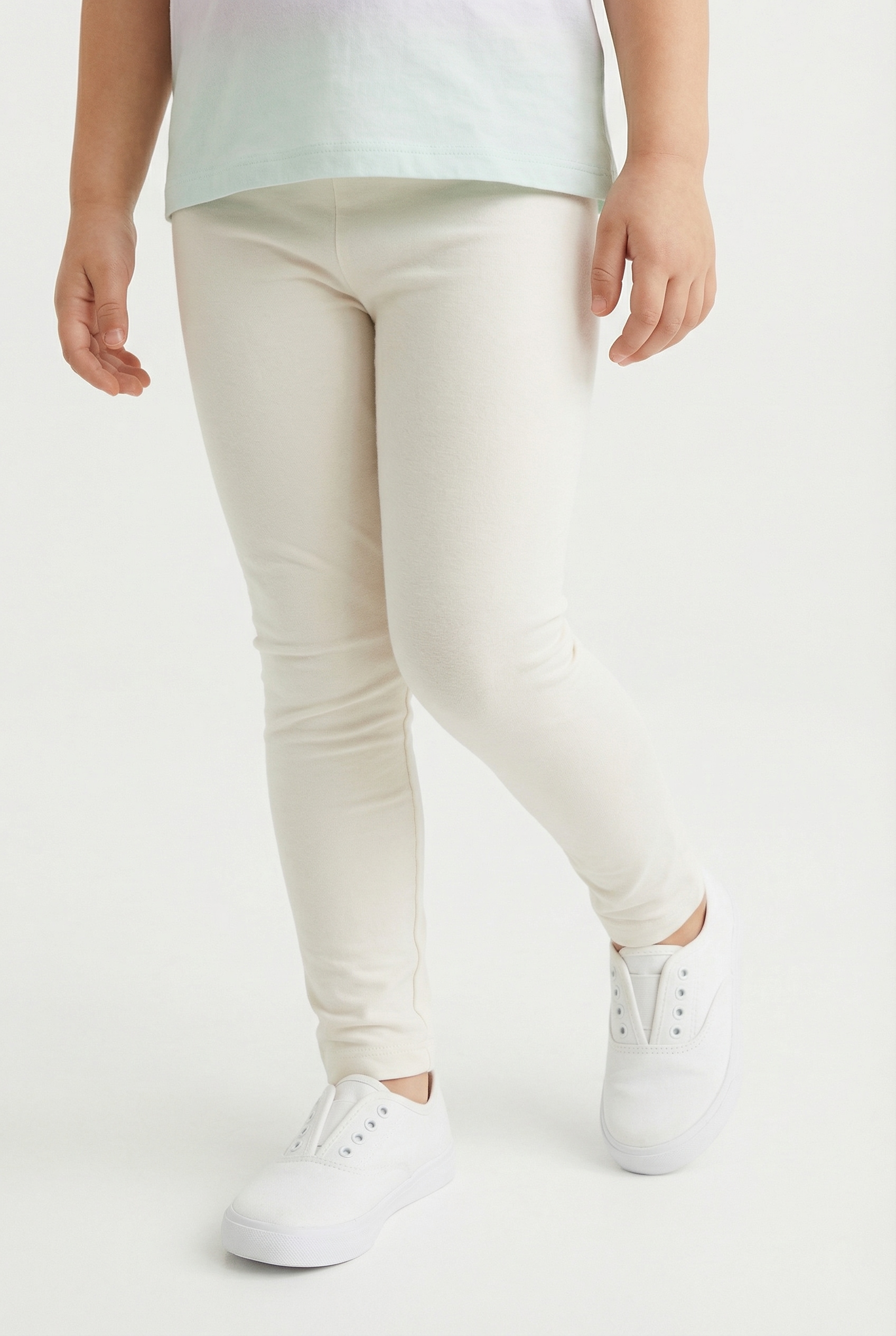 Image of happy girls Leggings in Basic-Form