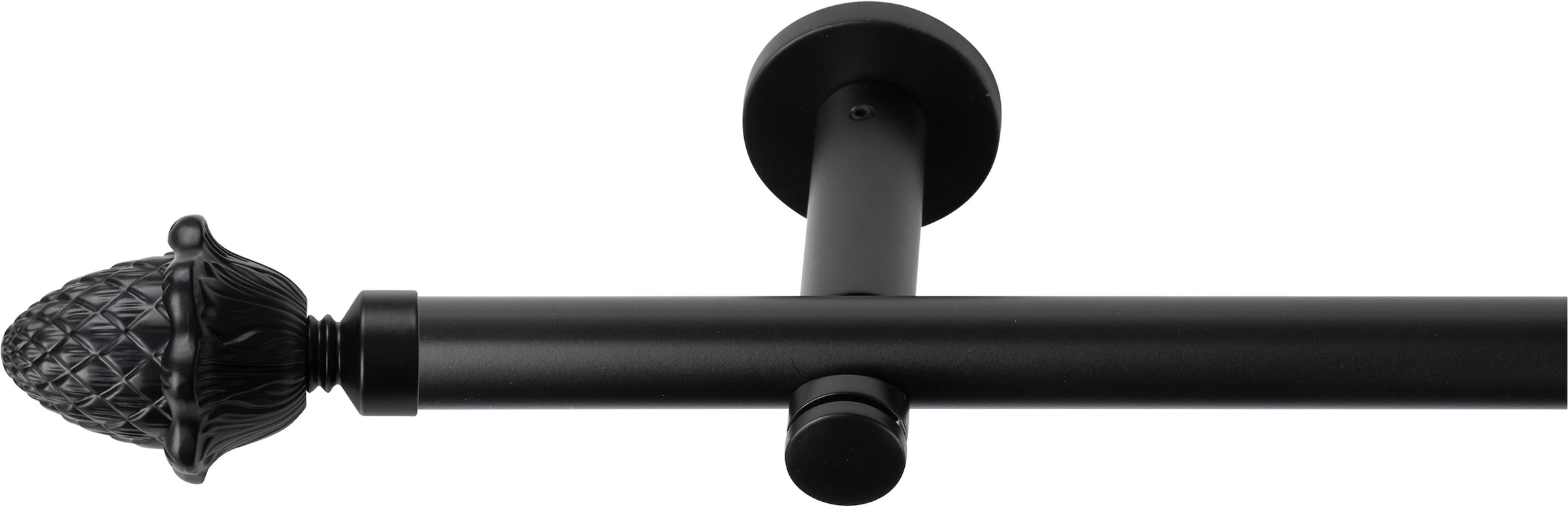SN DECO GROUP Gardinenstange »Gardinenstange Nantes Ø 19 mm, 1-läufig, Fixmass, verschraubt« Ø 19 mm Fixmass;kürzbar