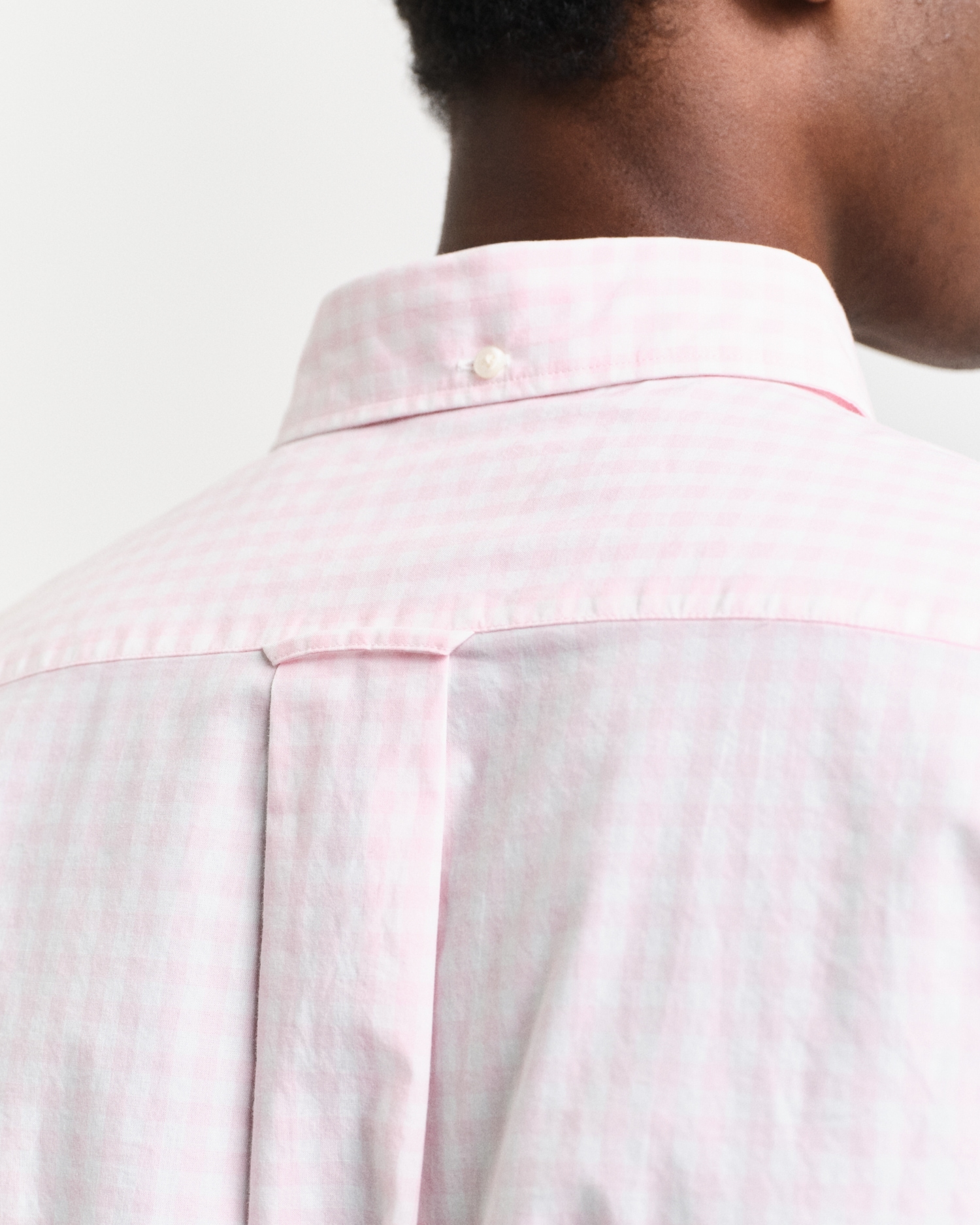 Gant Langarmhemd »REG POPLIN GINGHAM SHIRT«, mit Logostickerei auf der Brust