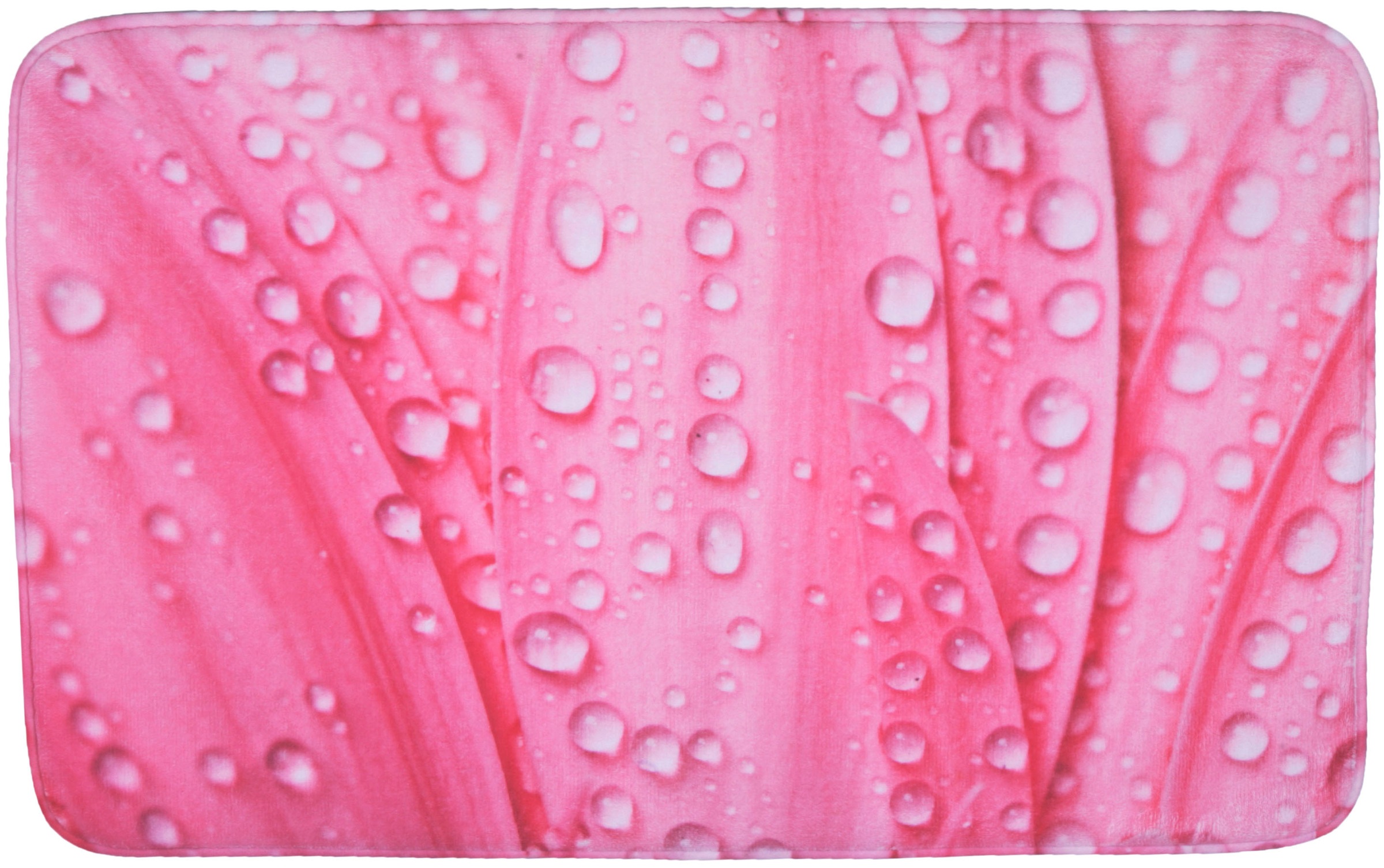 Image of Sanilo Badematte »Pink Flower«, Höhe 15 mm, schnell trocknend, Memory Schaum bei Ackermann Versand Schweiz