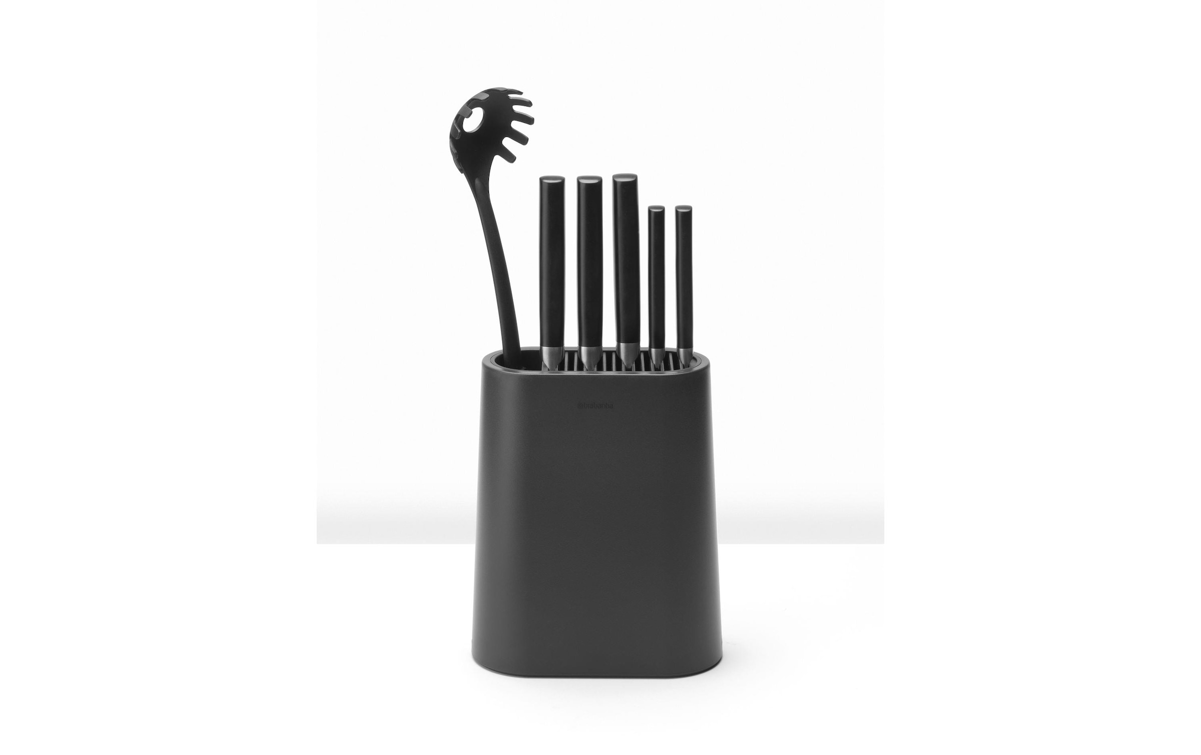 Brabantia Messerblock »Profile Dunkelgrau«, 1 tlg., Nach Gebrauch zu 99% recycelbar
