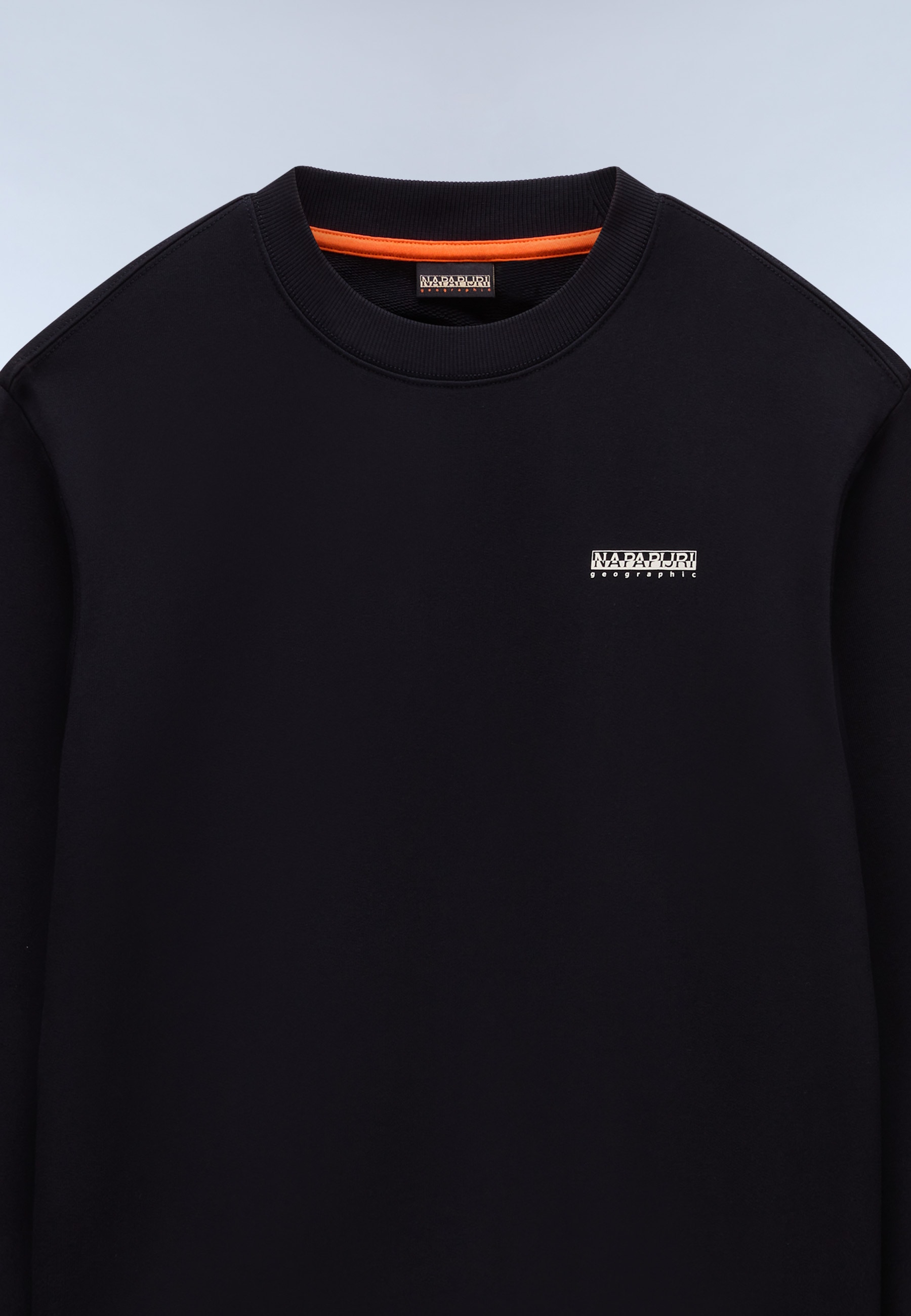 Napapijri Sweat-shirt »B-SMALL BOX C BEIGE DIMITY«, style sportif, col rond, sans fermeture
