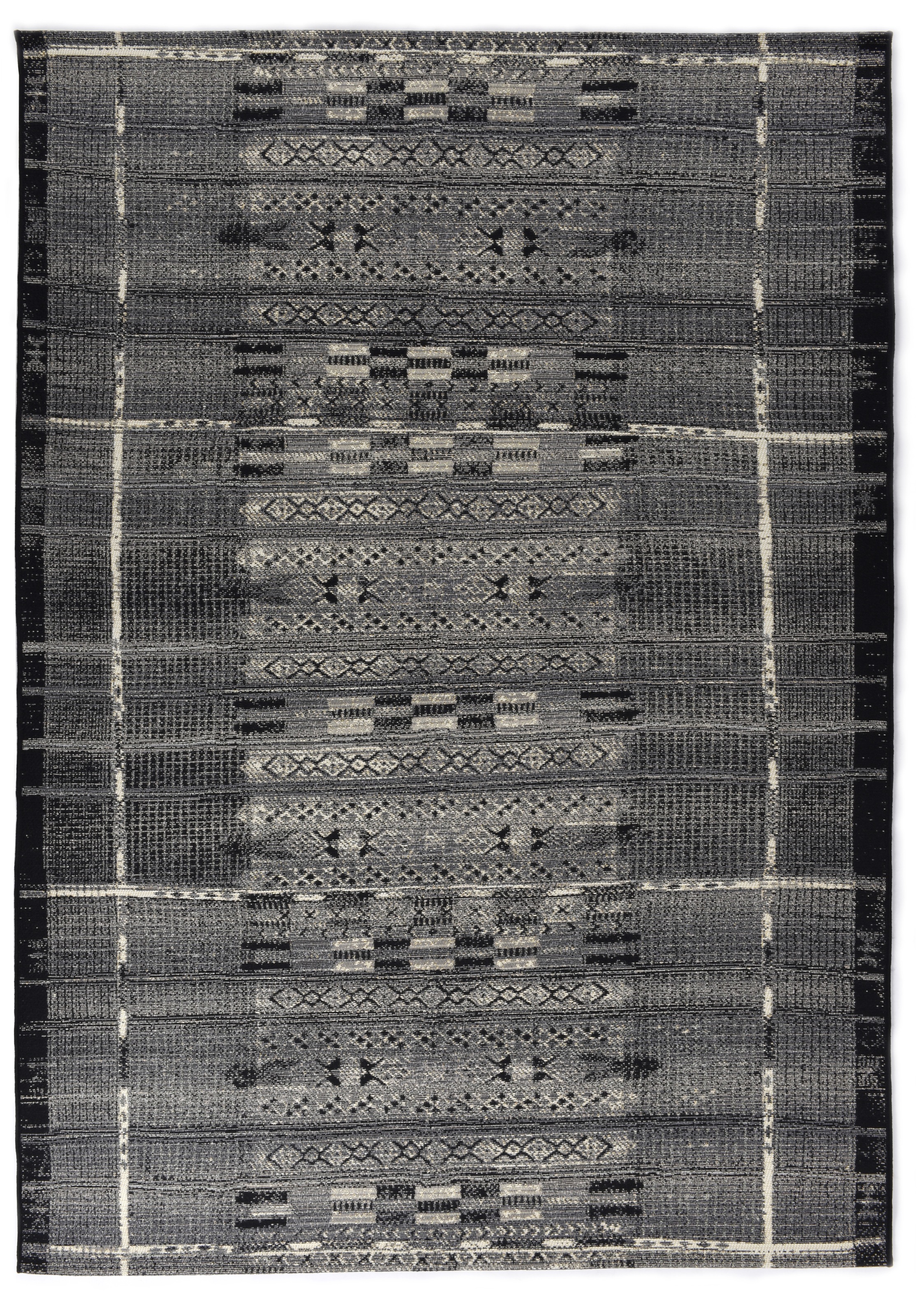 Gino Falcone Teppich "Outdoor-Africa 38" rechteckig 5 mm Höhe Flachgewebe, Ethno Style, In- und Outdoor geeignet