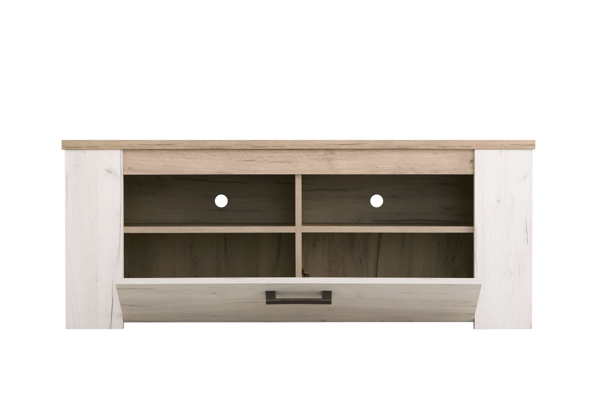 Home affaire Lowboard »Kent TV-Sideoard 120 cm, mit zwei geschlossenen Fächern« TV-Kommode mit viel Platz, für moderne Fernseher in jedem Wohnzimmer