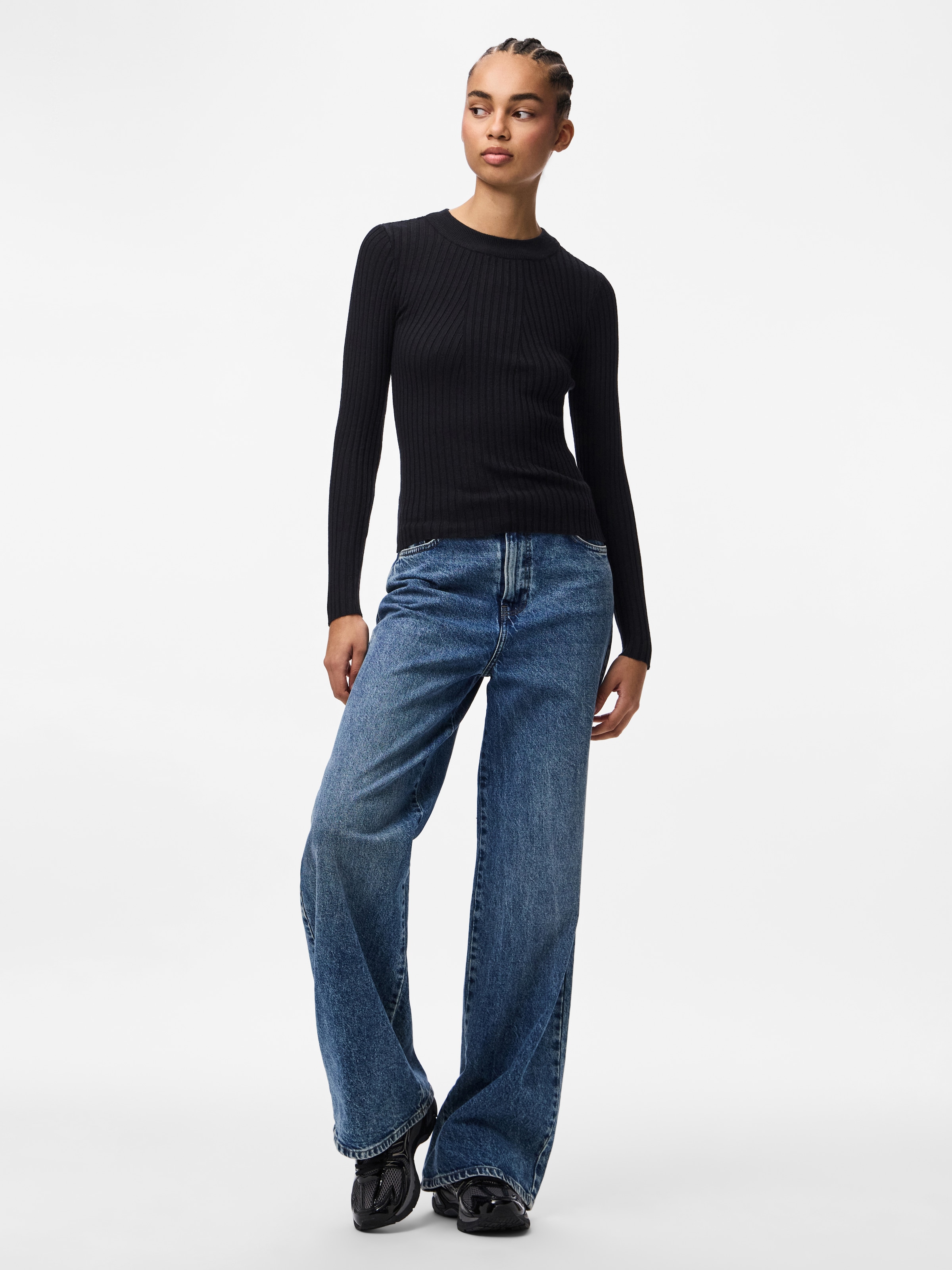 pieces Pull à col rond »PCCRISTA LS O-NECK KNIT NOOS BC«