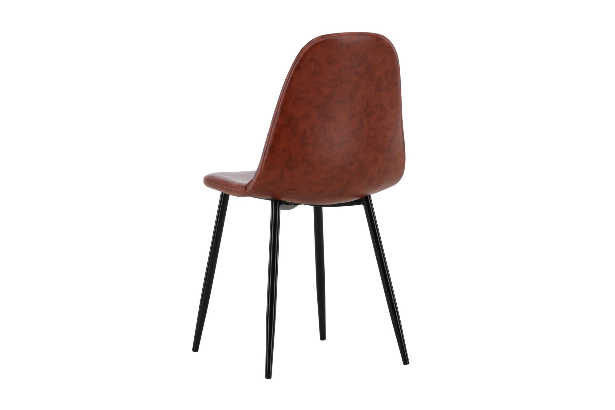 Venture Home Chaise de salle à manger »Polar, 2er-Set Esszimmerstühle in Braun-PU, 150 kg belastbar« () 2 cuischaise rembourrée, aspect cuir, pieds en métal, arrondi, élégant