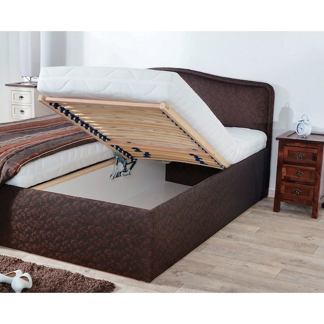 Westfalia Schlafkomfort Polsterbett, inkl. Bettkasten und Tagesdecke bei  Ausführung mit Matratze kaufen