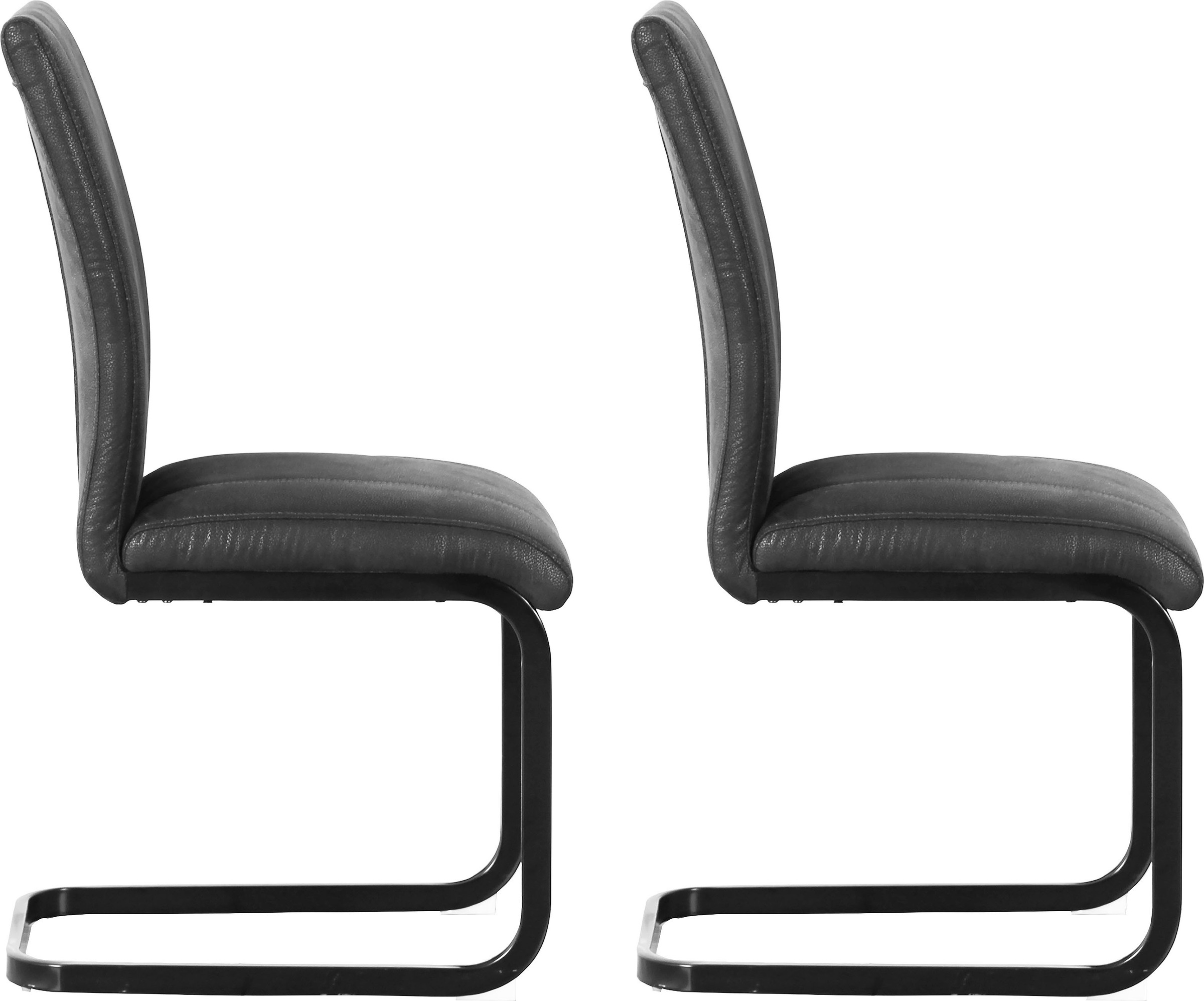 Image of byLIVING Esszimmerstuhl »Malu«, (Set), 2 St., Microfaser, mit Nosagfederung und Vintage-Bezug bei Ackermann Versand Schweiz