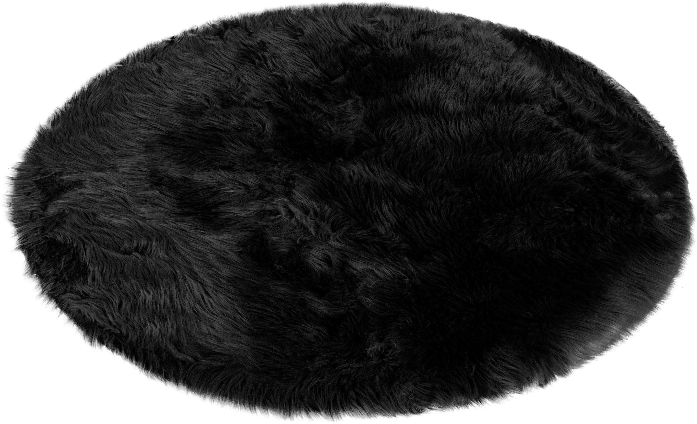 Home affaire Fellteppich »Valeria«, rund, 60 mm Höhe, Kunstfell Teppich, besonders weich und flauschig, fussbodenheizungsgeeignet, pflegeleicht, ideale Teppiche für Wohnzimmer, Schlafzimmer und Esszimmer