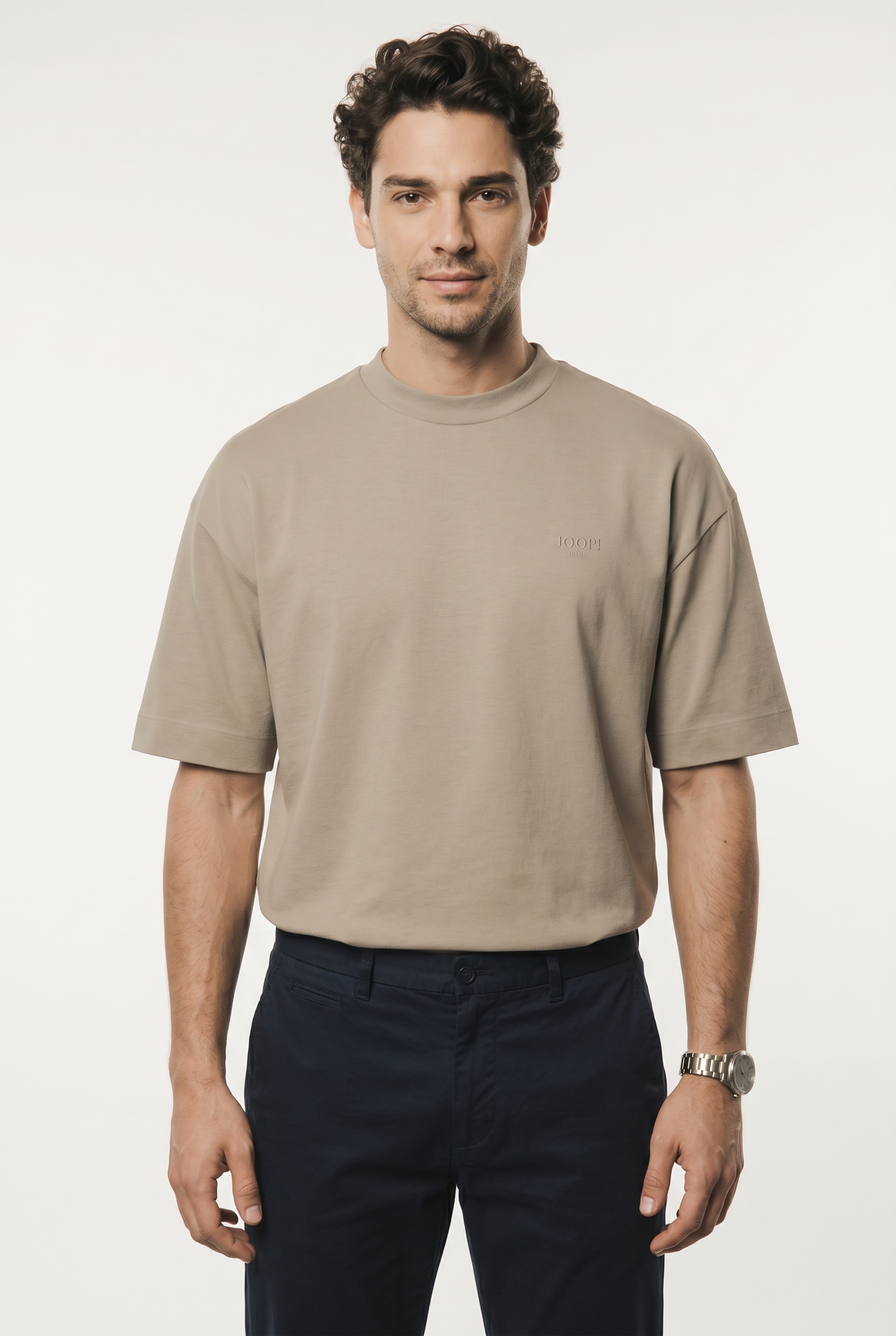 Image of Joop Jeans T-Shirt "Aldric" Regular fit mit Rundhalsausschnitt