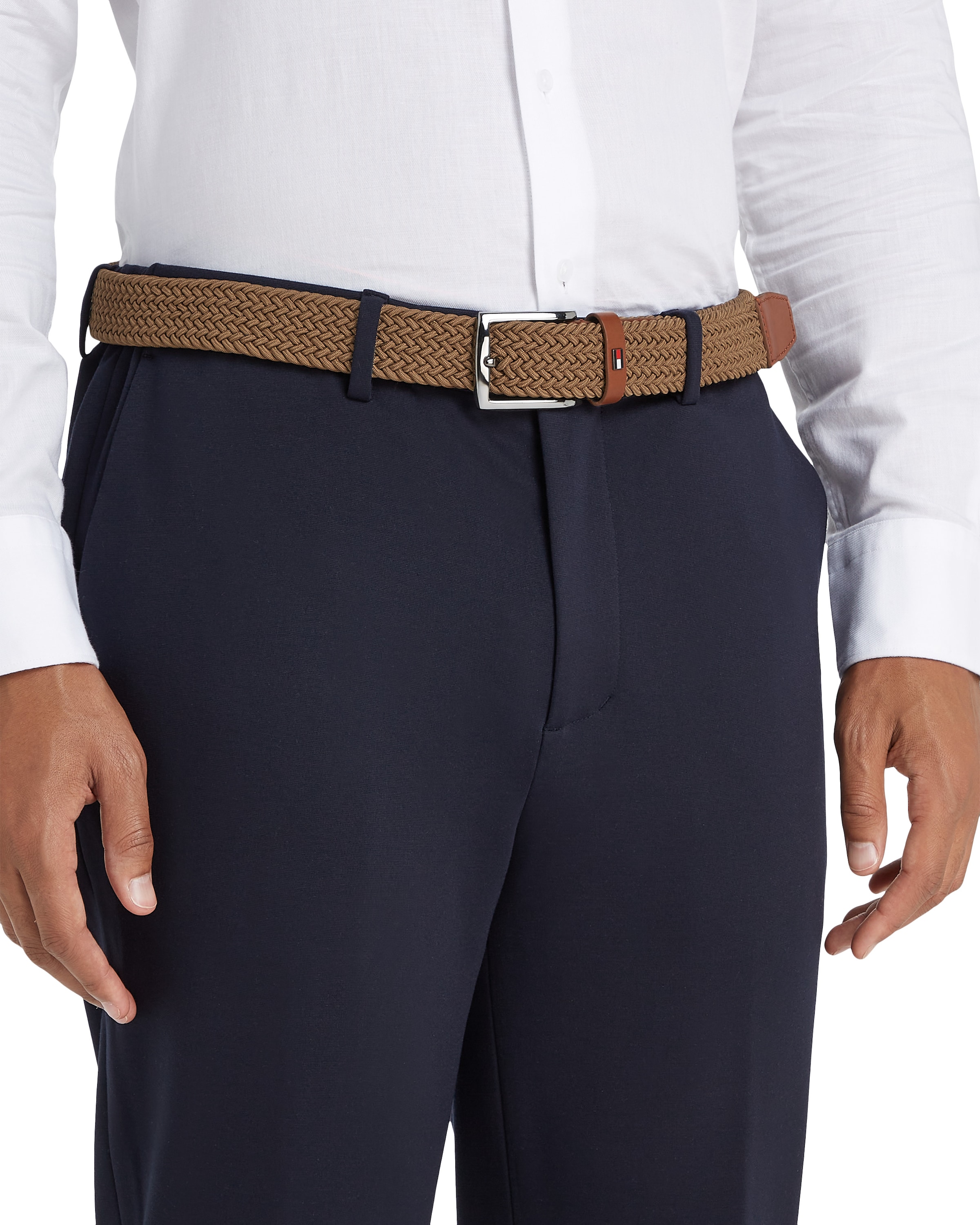Tommy Hilfiger Flechtgürtel »DENTON ELASTIC«, Grössenverstellbar