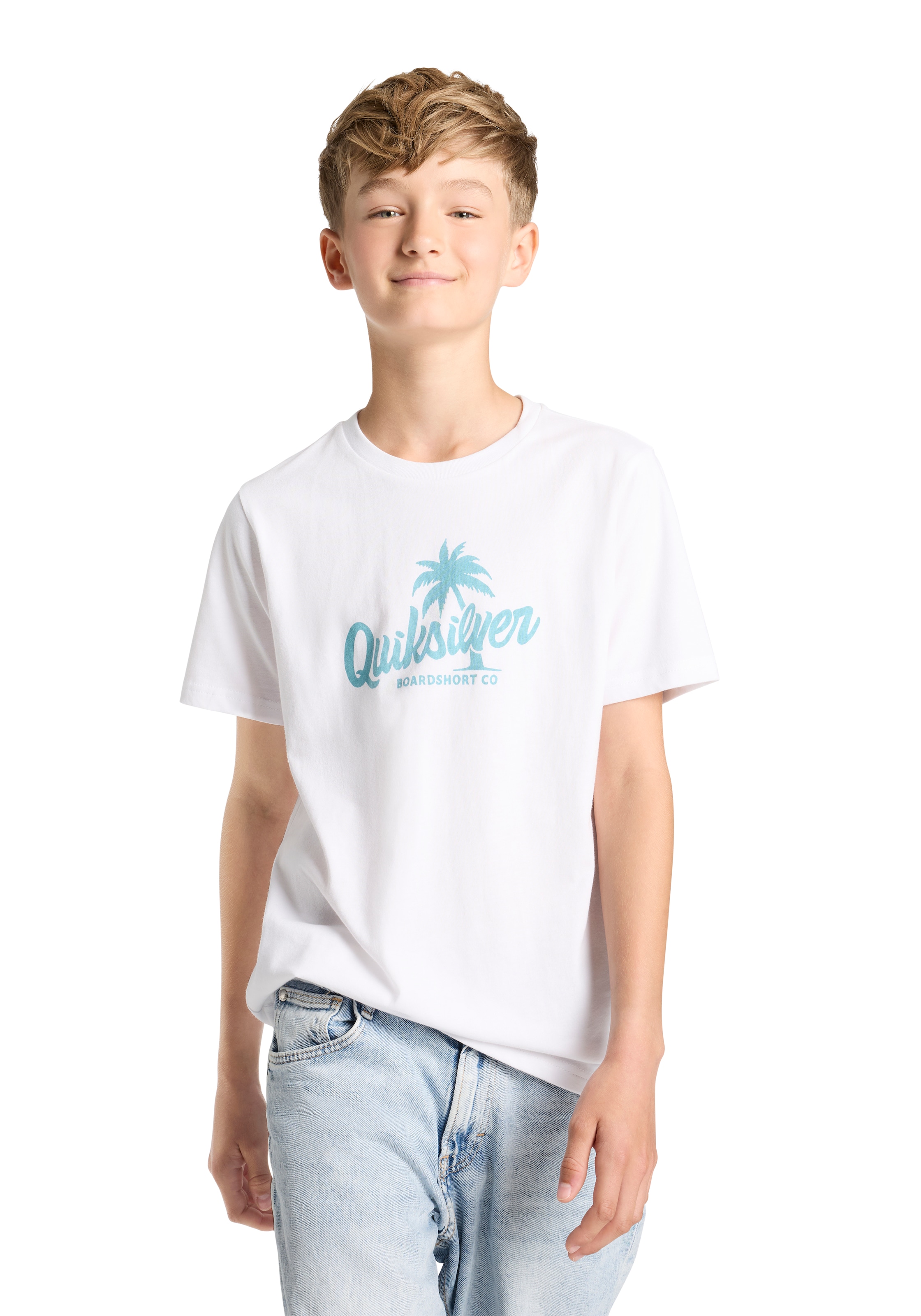 Quiksilver T-shirt »PALM SHADE PACK YOUTH« 2 pièces für Kinder und Jugendliche, sportlicher Stil, Kurzarmdesign