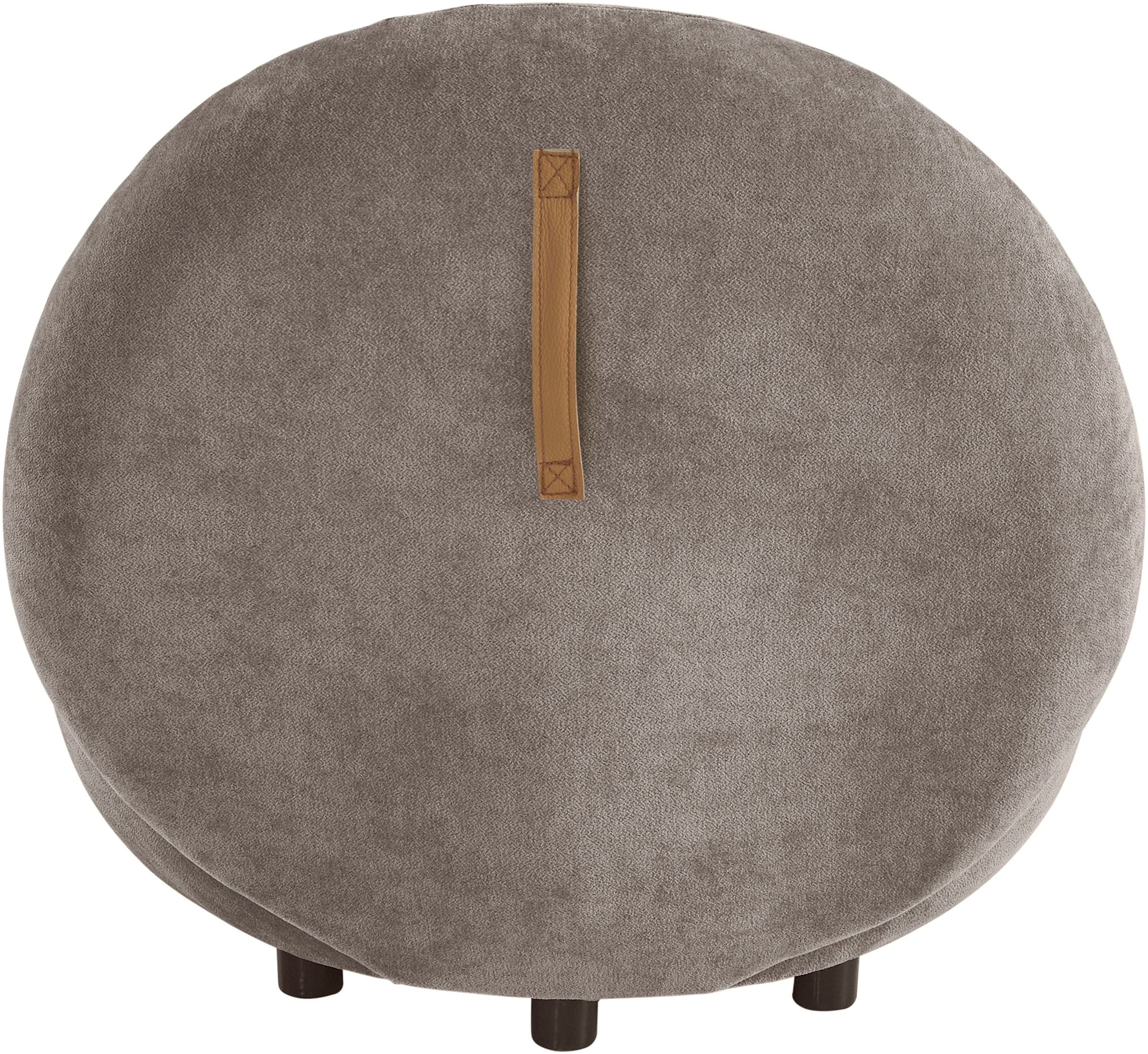 s.Oliver Sessel »Bennid, moderner Designsessel mit Lederriemen, softes Design« hochwertig, zum Wohlfühlen in Luxus-Microfaser/Struktur oder in Bouclé