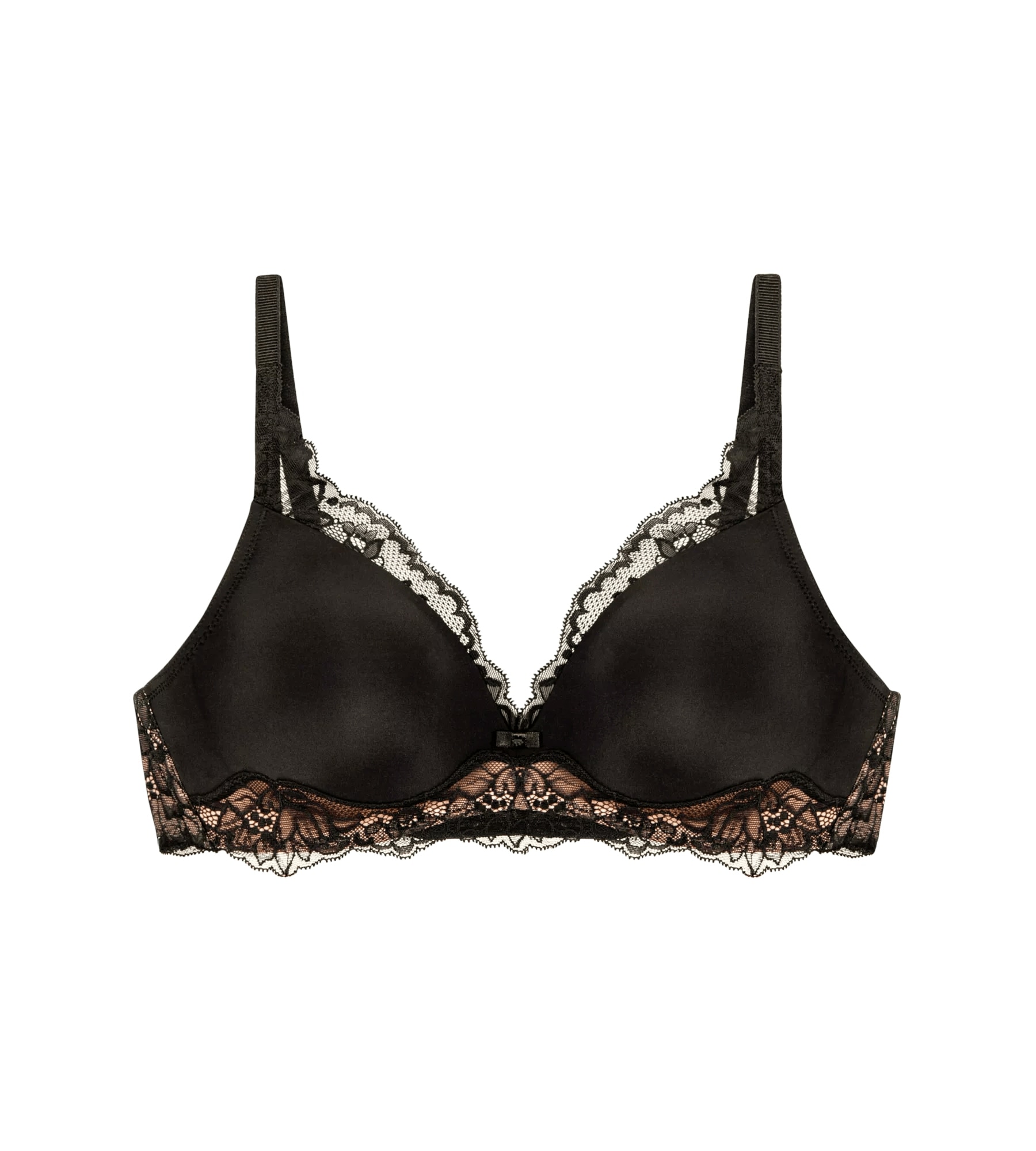 Triumph Bügelloser BH »Amourette Charm« Stretch-Spitze, tiefer V-Ausschnitt, weich, leichte Polsterung