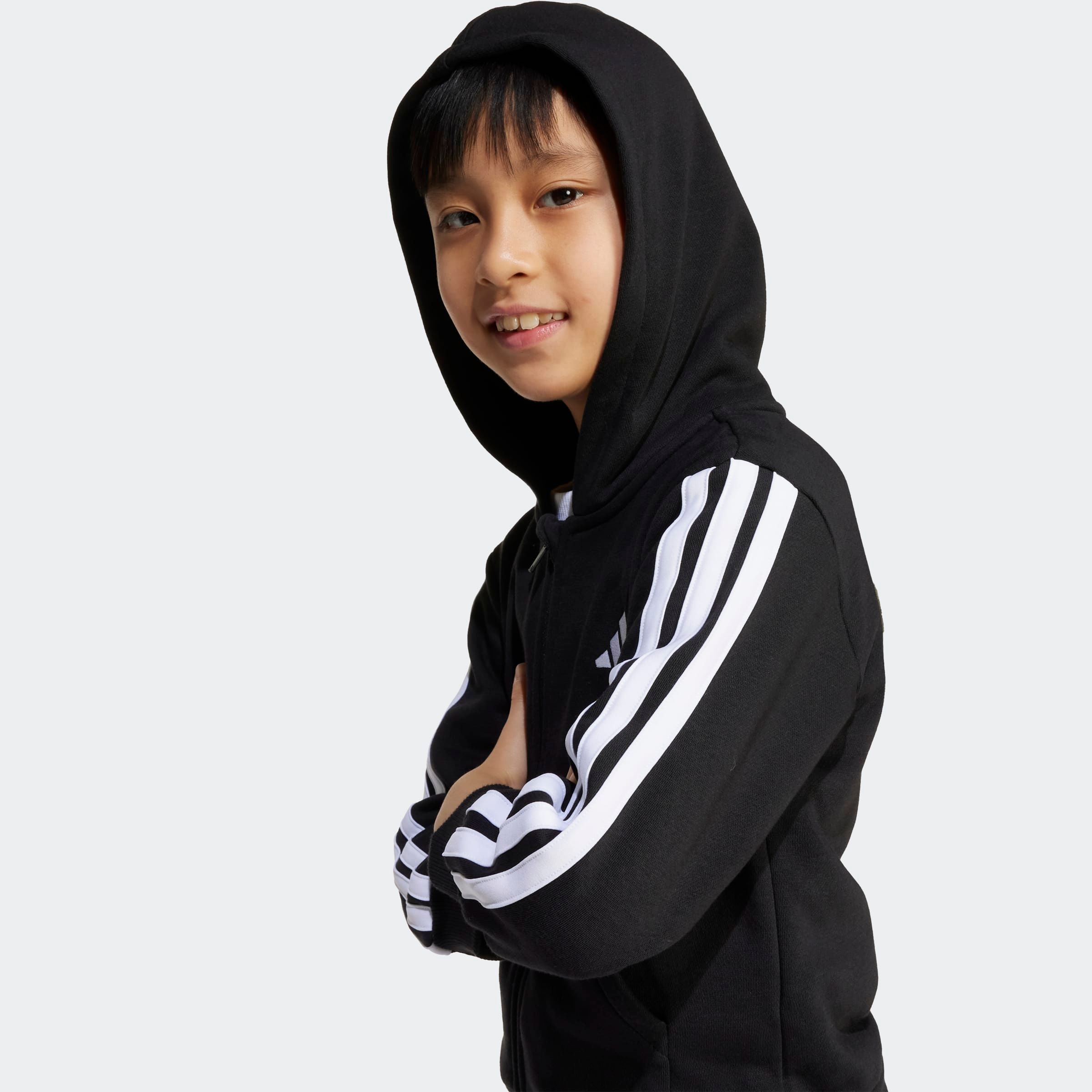 adidas Sportswear Kapuzensweatshirt »LK 3S FL FZ HD«