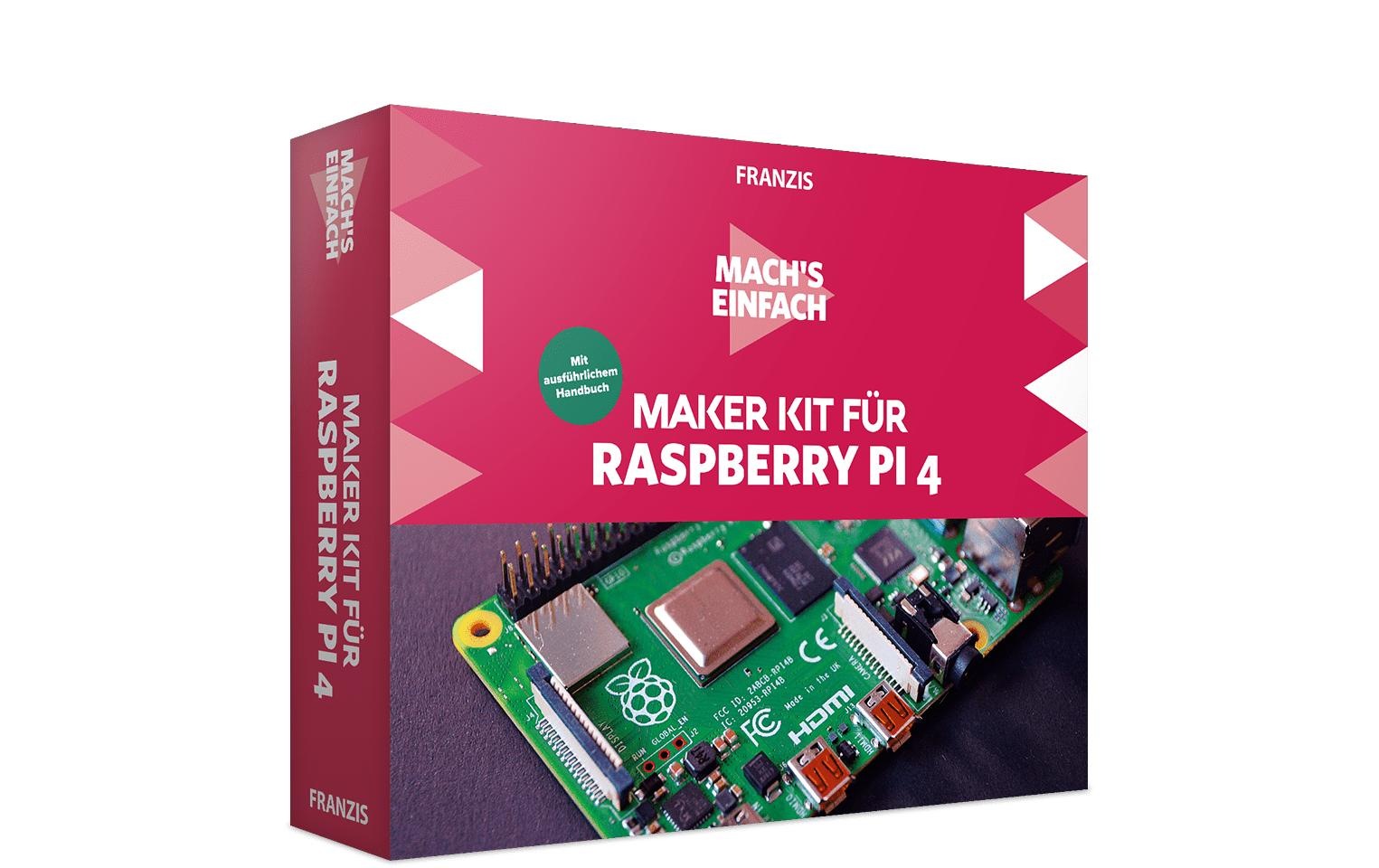 Franzis Lernspielzeug »Maker Kit für Raspberry Pi 4«