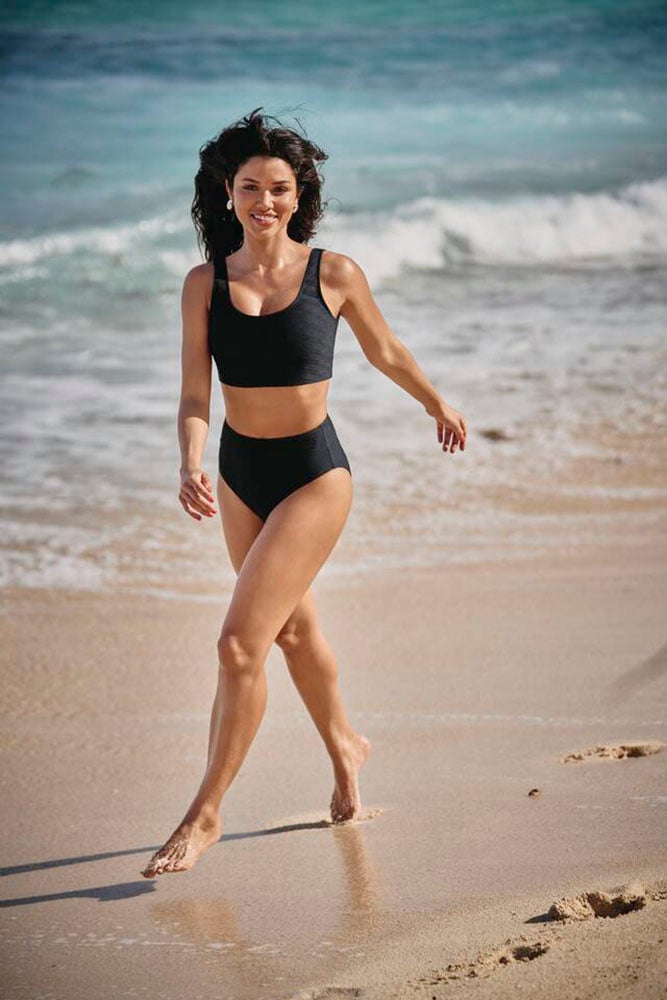 Anita since 1886 Top bikini crop avec décolleté dos profond