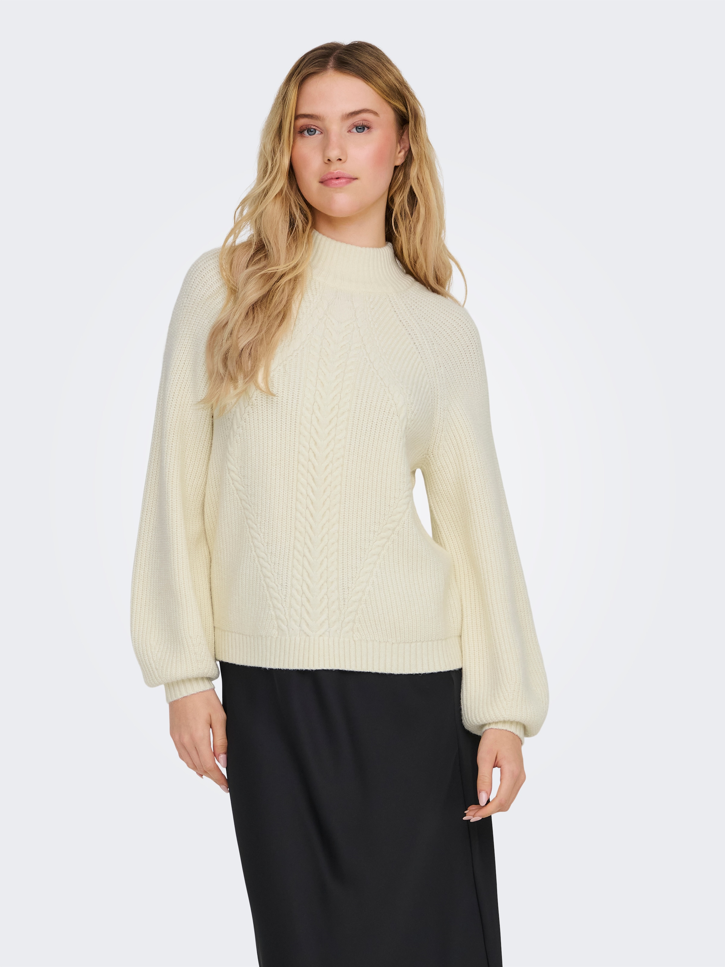ONLY Stehkragenpullover »ONLKATIA LS DETAIL HIGHNECK CC KNT«
