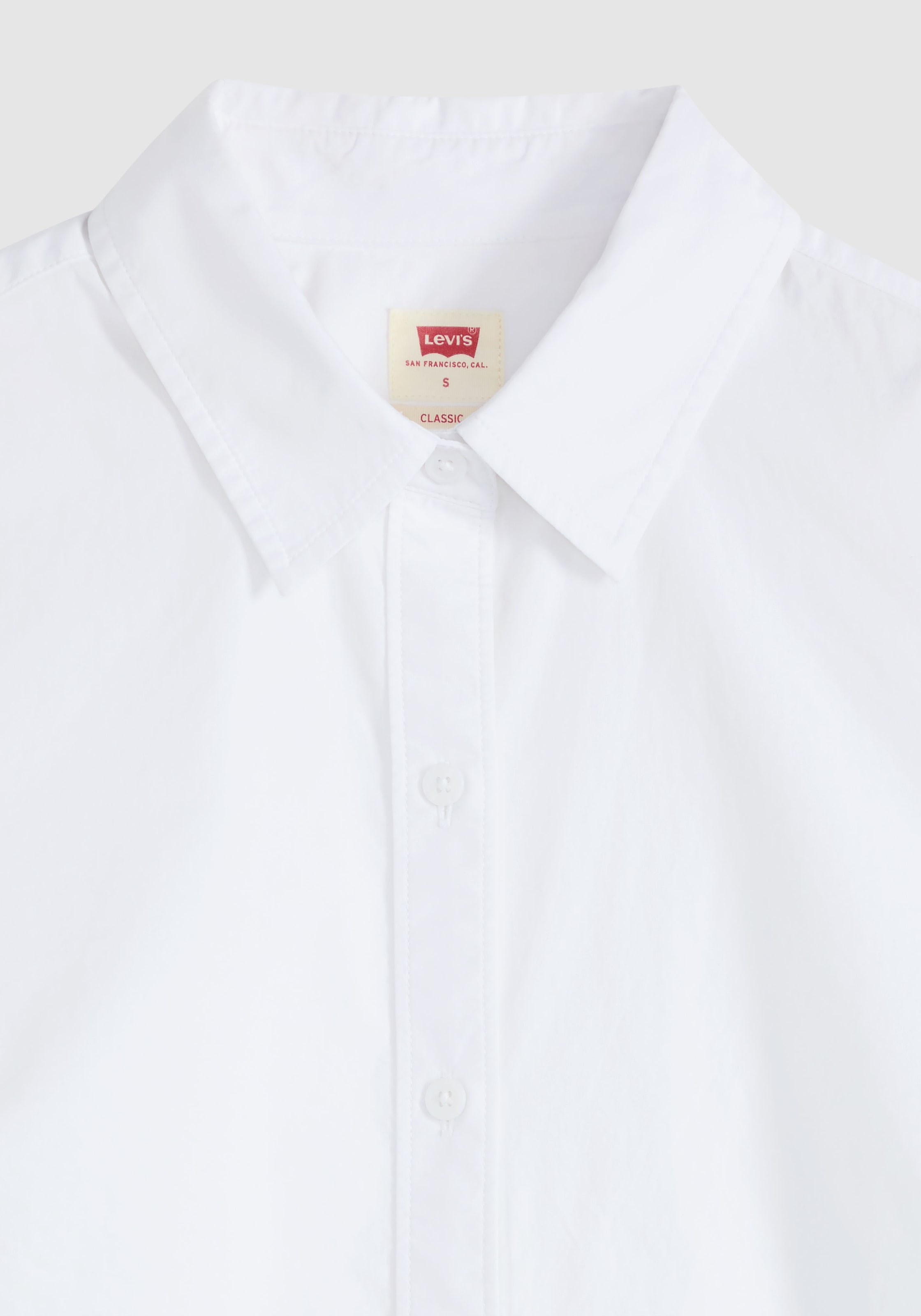 Levi's® Hemdbluse »CARLILE CLASSIC POPLIN SHIRT« Klassischer Hemdblusenkragen