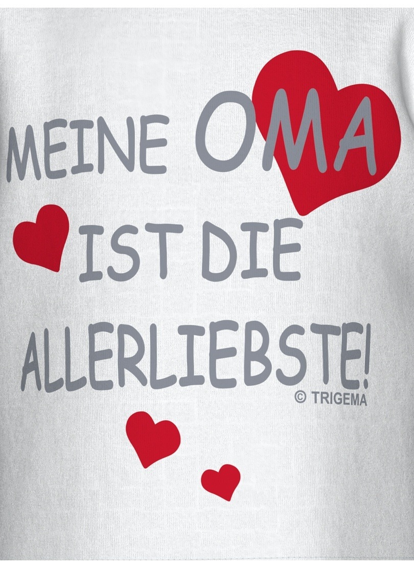 Trigema T-Shirt »TRIGEMA T-Shirt Omas Liebling« 1 Stk.