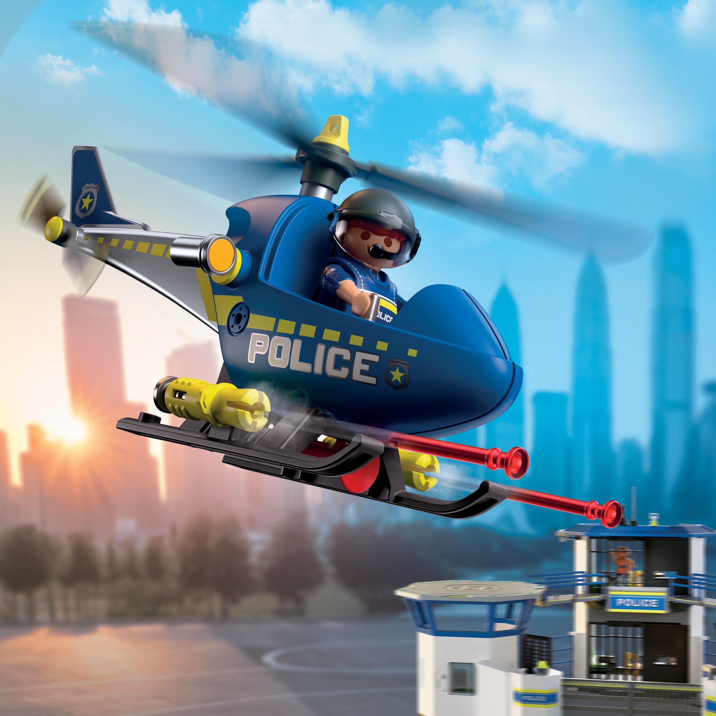 Playmobil® Jeu de construction »Polizeihelikopter (72080), City Action« Made in Europe