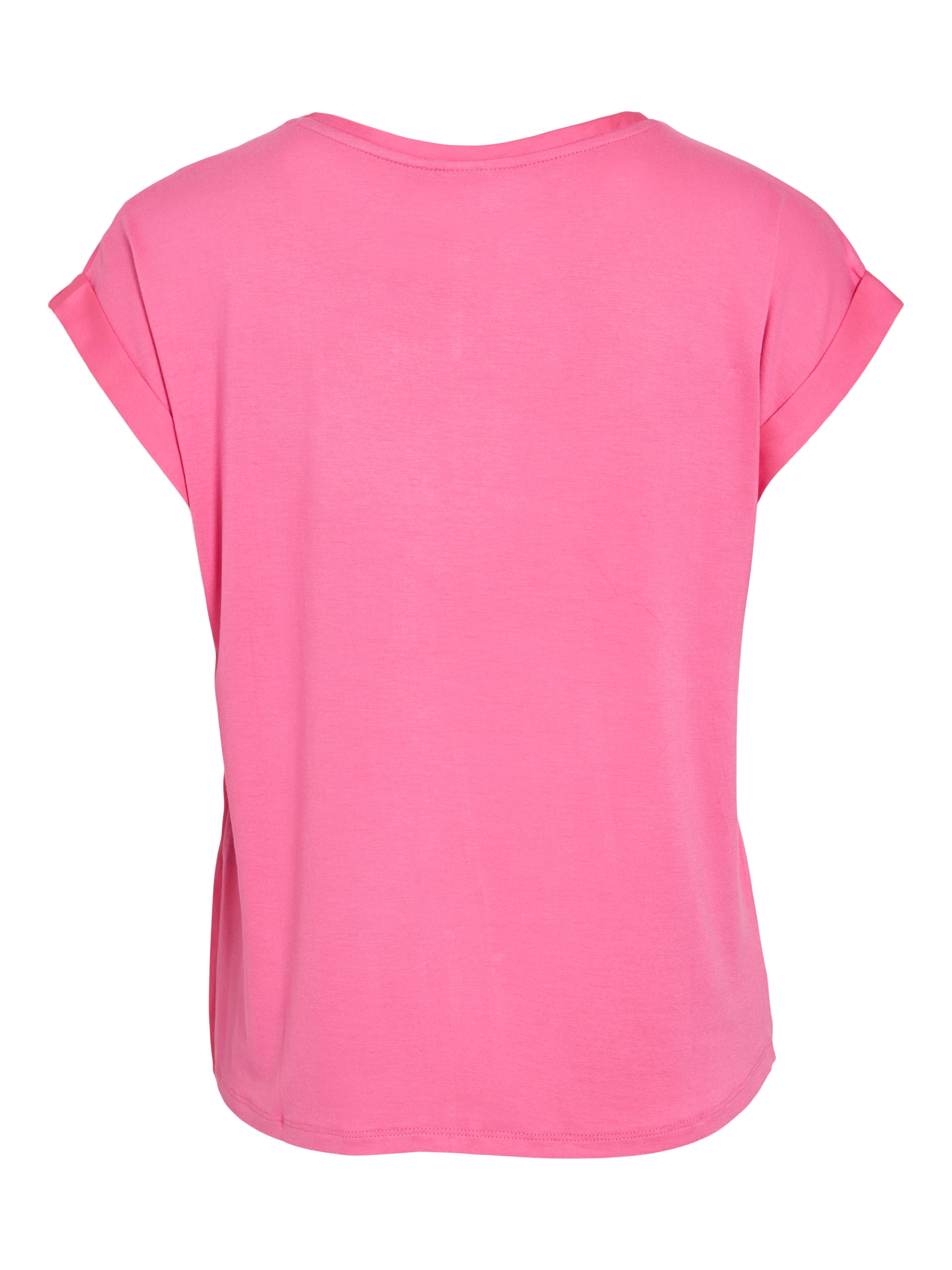 Vila T-shirt à manches courtes »VIELLETTE S/S SATIN TOP - NOOS« Satin Optik
