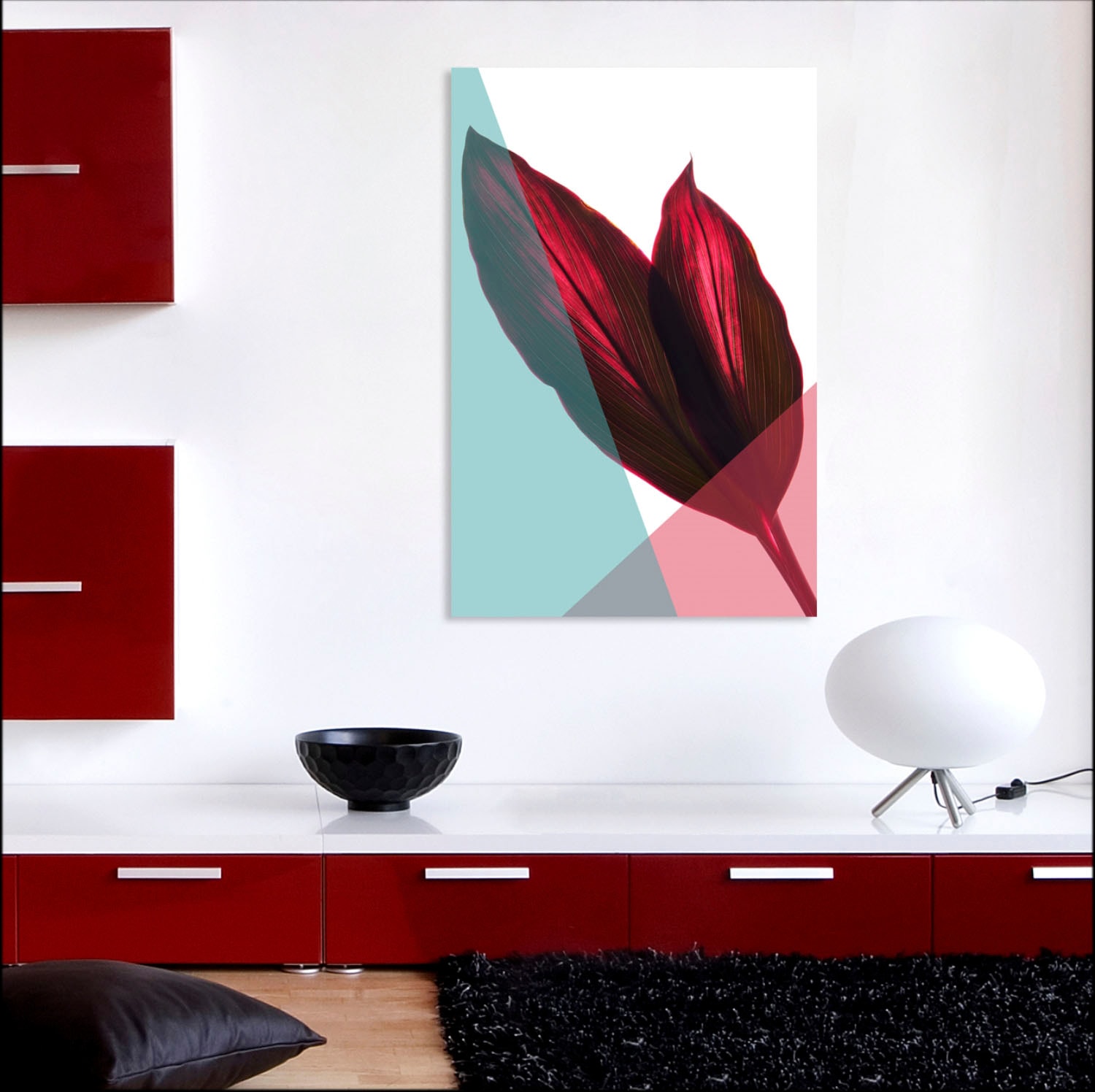 queence Acrylglasbild »Blätter« Blätter | Blätterbilder | Kunst | Pflanzen | Pflanzenbilder Fine Art-Print in Galeriequalität
