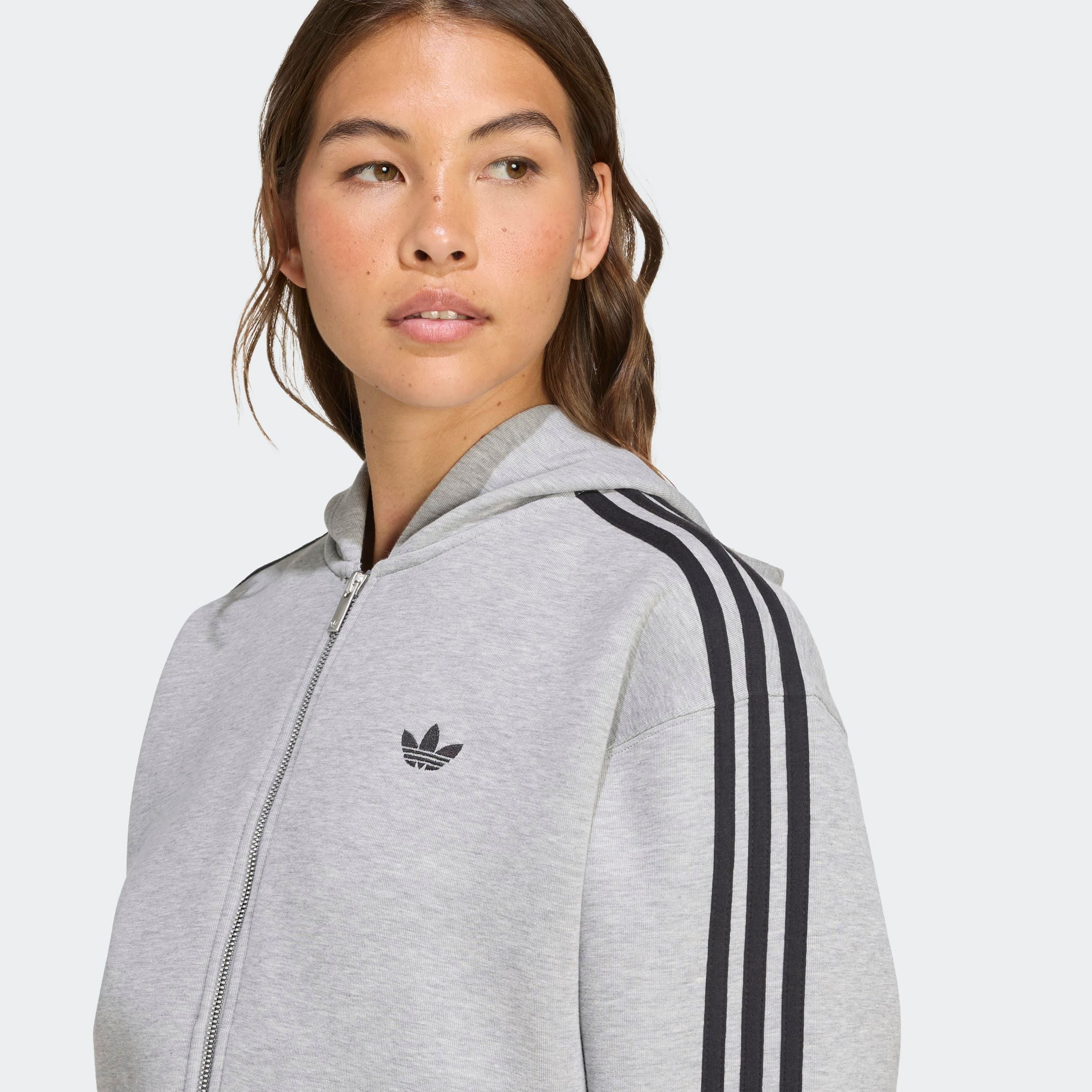 adidas Originals Sweatjacke »SPACER 3S FZ« 1 Stk. mit Kapuze, aus Baumwolle und Polyester, für Alltag