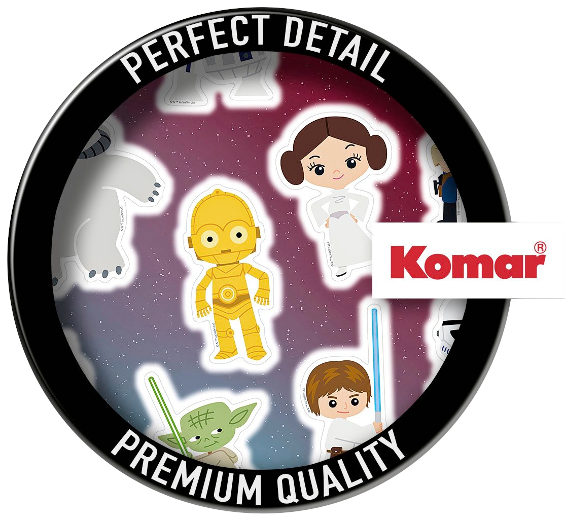 Komar Wandtattoo »Star Wars Little Heroes - Grösse 50 x 70 cm«, (15 St.), selbstklebend, Wandsticker, Kinderzimmer