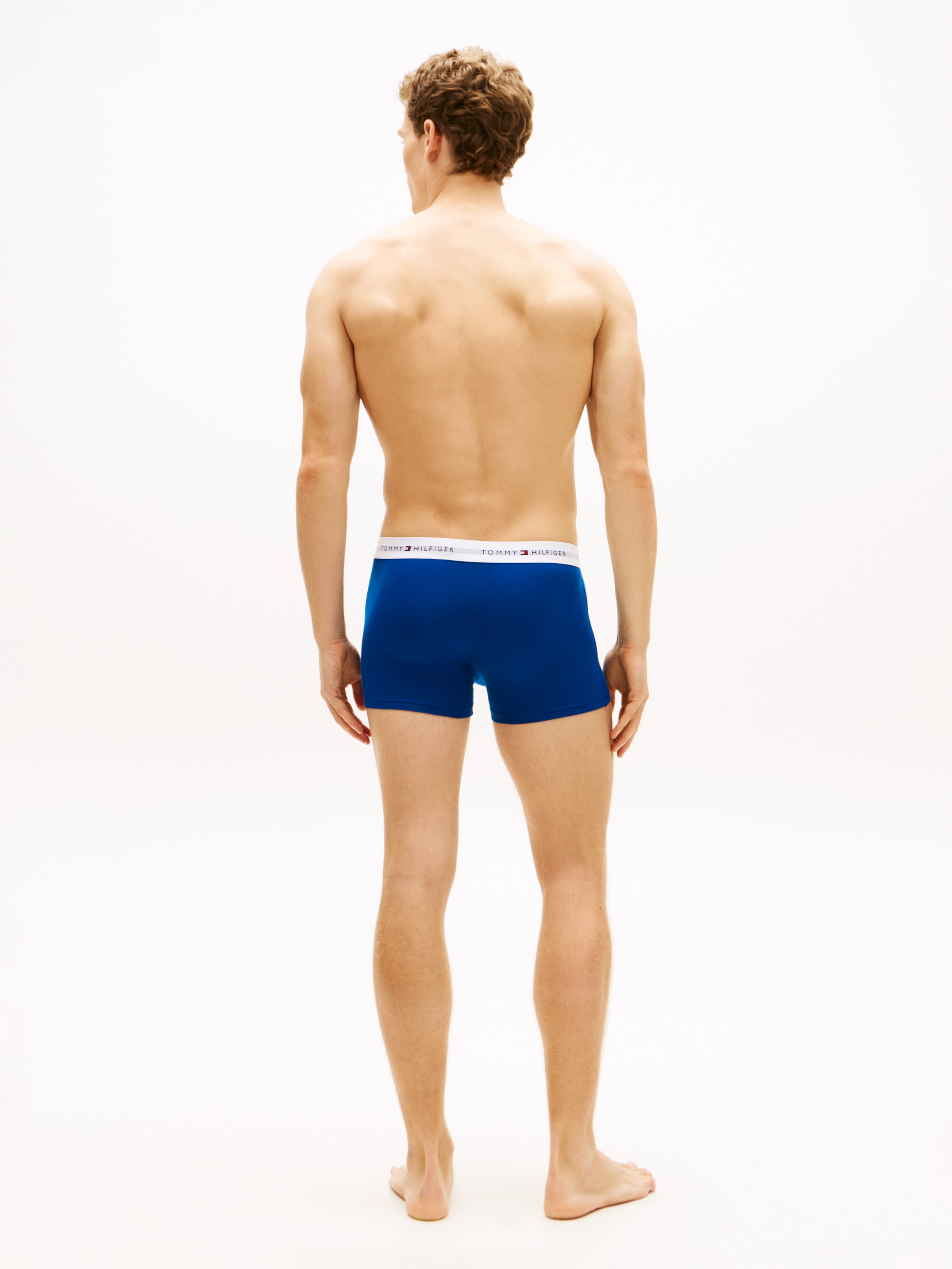 Tommy Hilfiger Underwear Tronc Paquet, 7 cuis Taille élastique avec inscription logo
