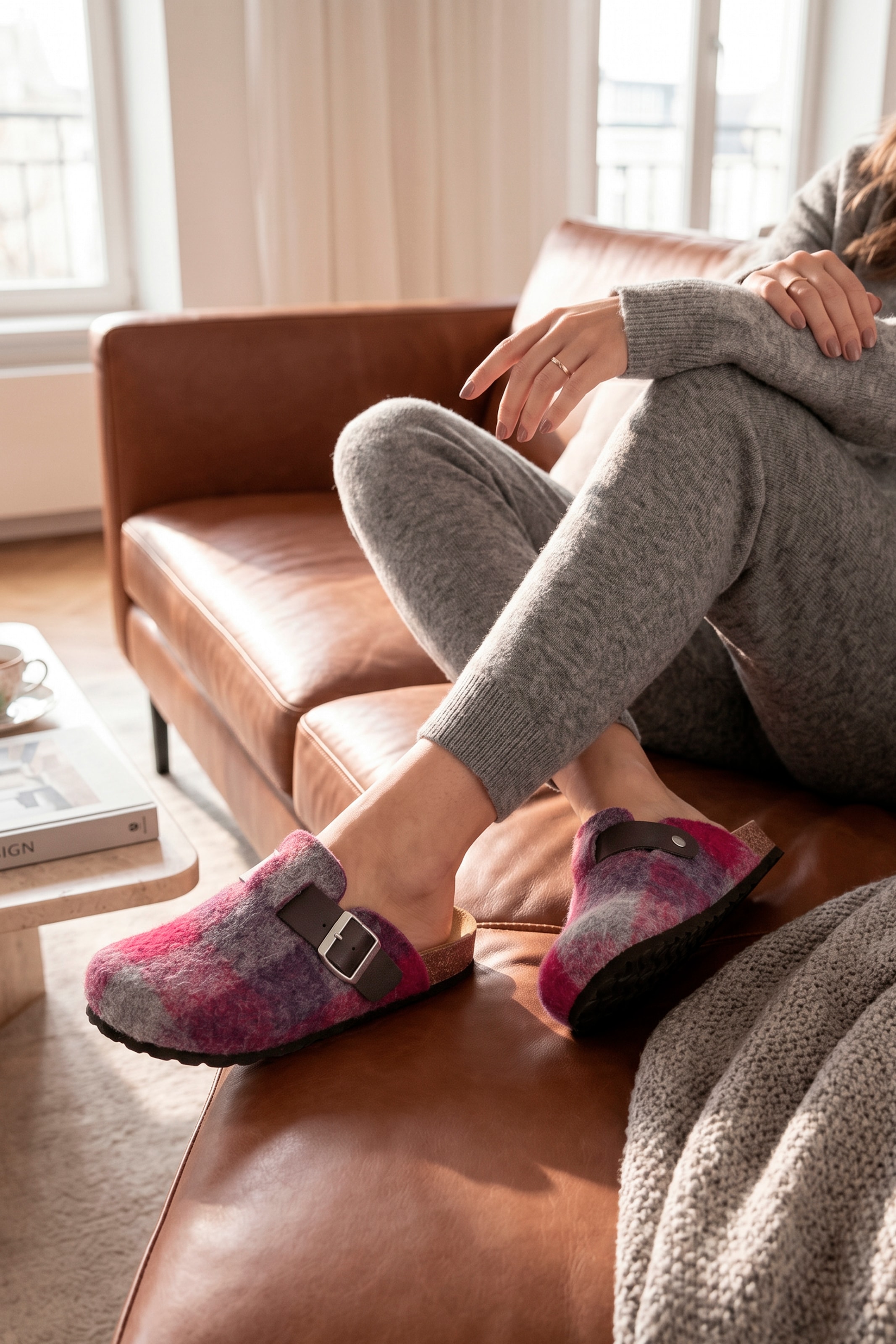Aniston SHOES Sabot  chaussure à enfiler, chausson avec boucle réglable - NOUVELLE COLLECTION