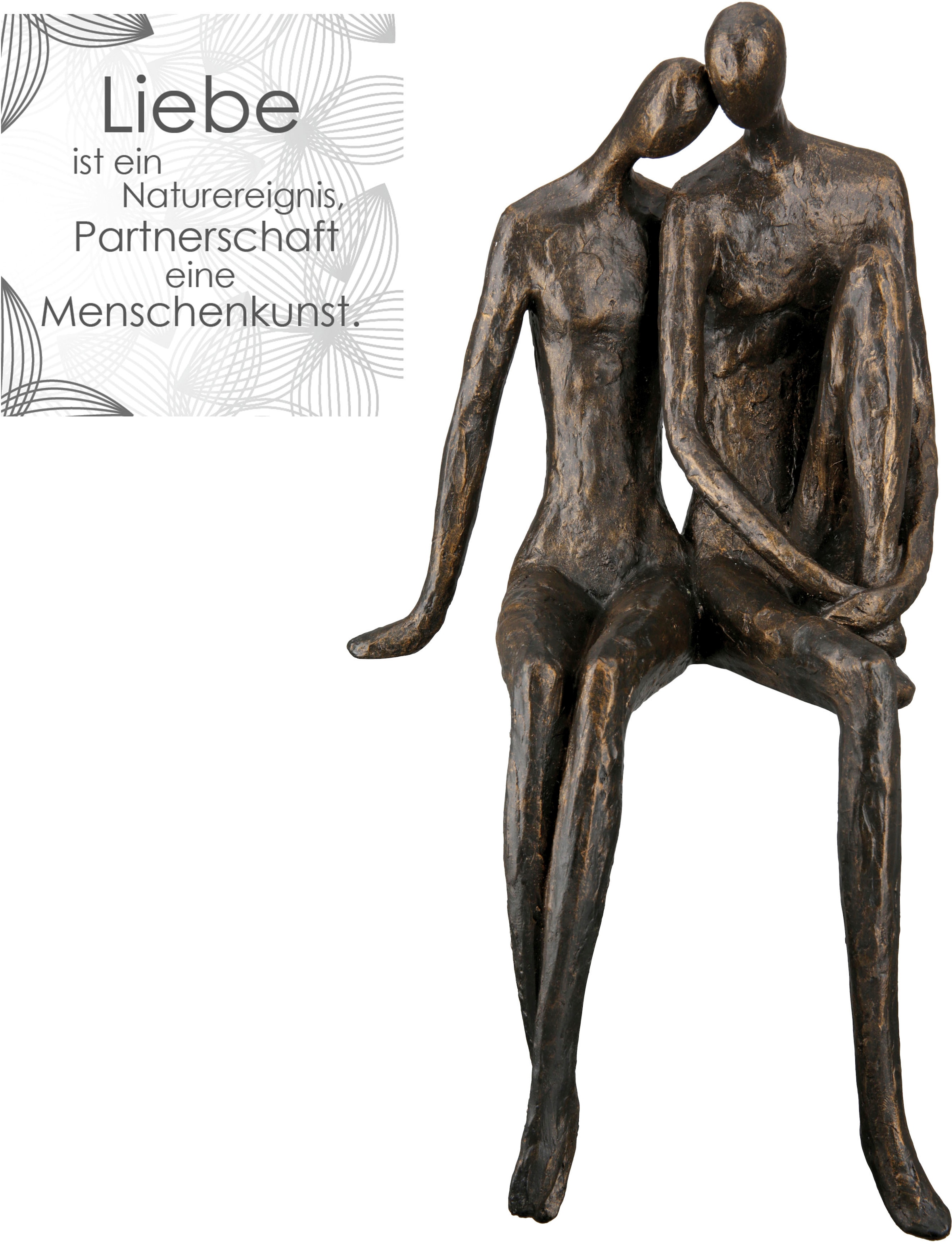 by XL Casablanca »Skulptur Couple« Gilde bestellen versandkostenfrei Kantenhocker ♕